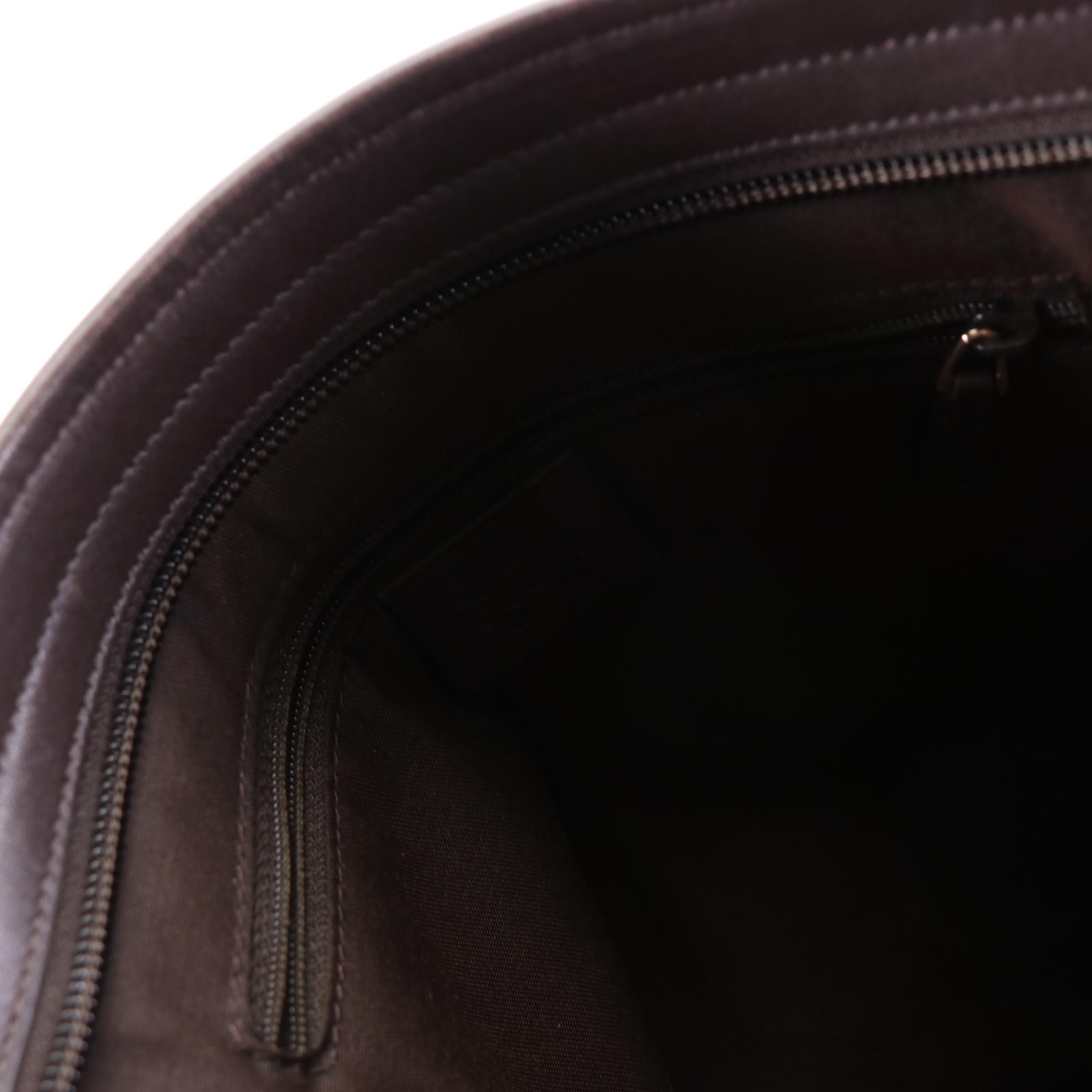 Gucci GG Supreme Canvas and Leather Crossbody Bag