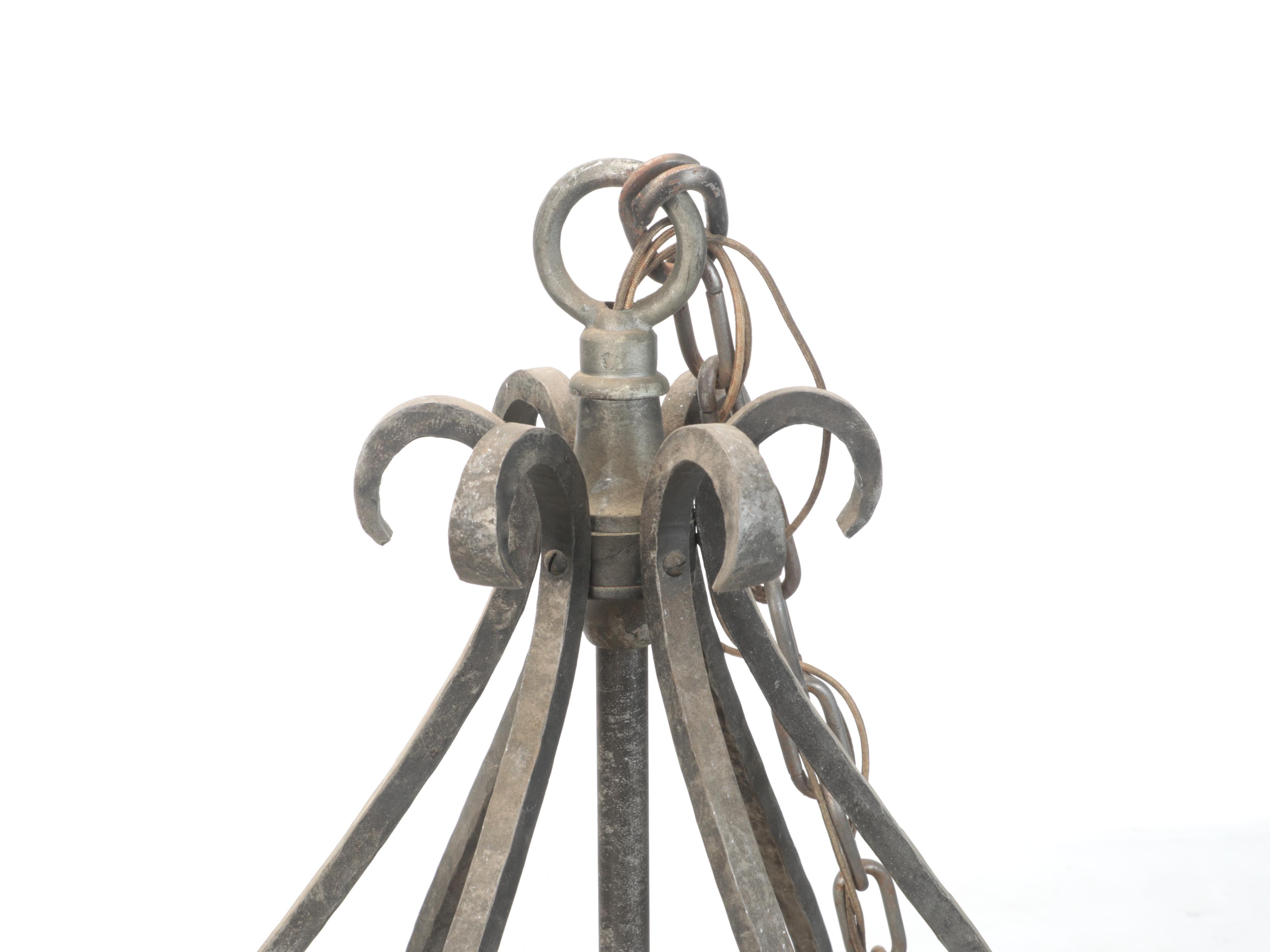 Oversized Gothic Revival Church Pendant Light