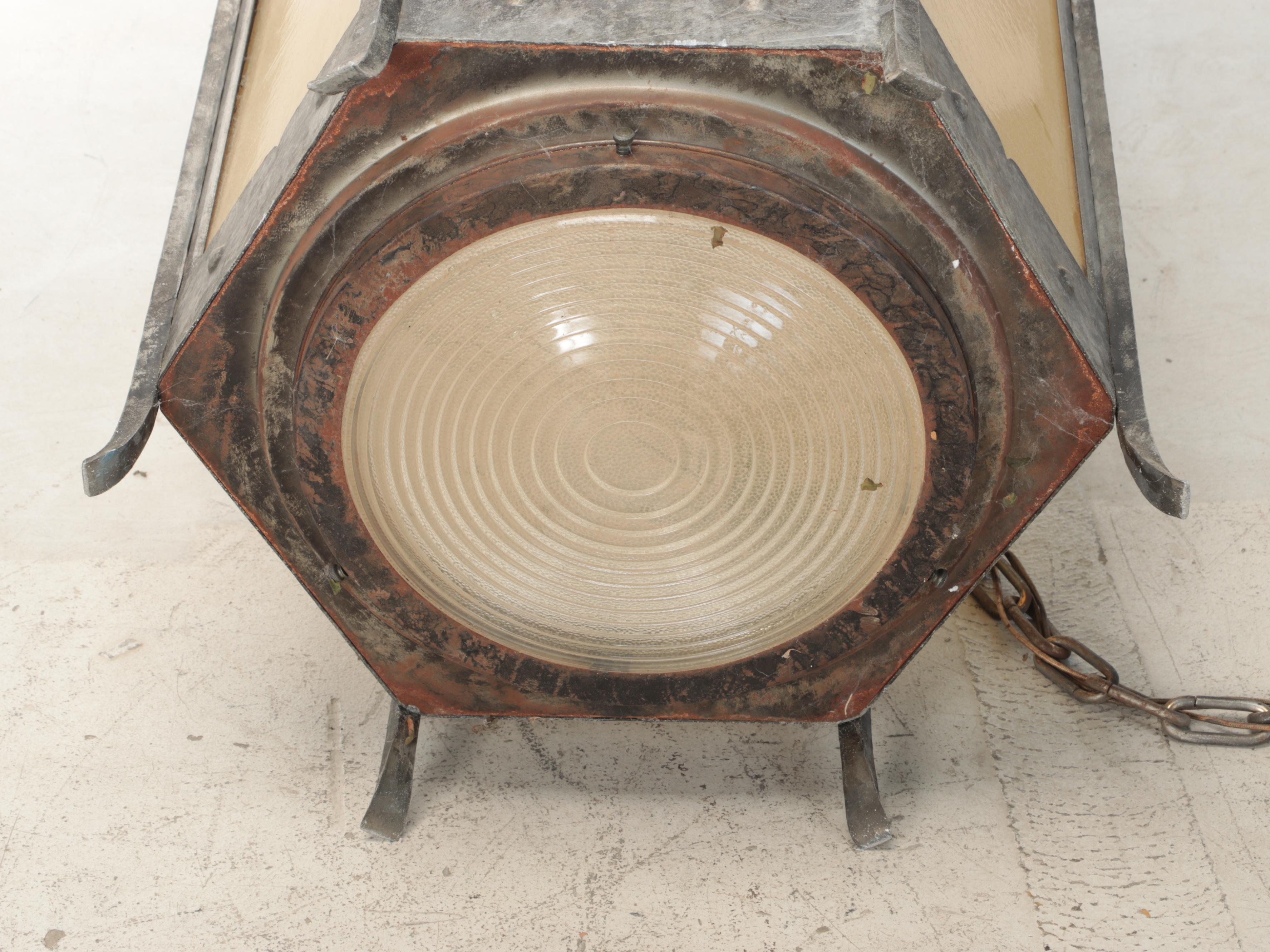 Oversized Gothic Revival Church Pendant Light