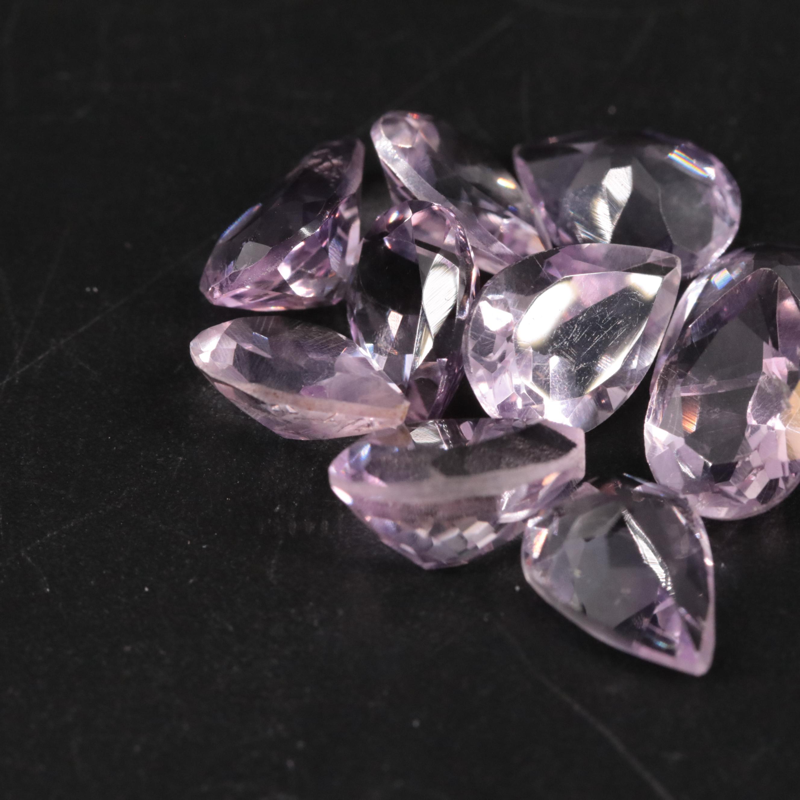 Loose 15.20 CTW Amethyst Lot
