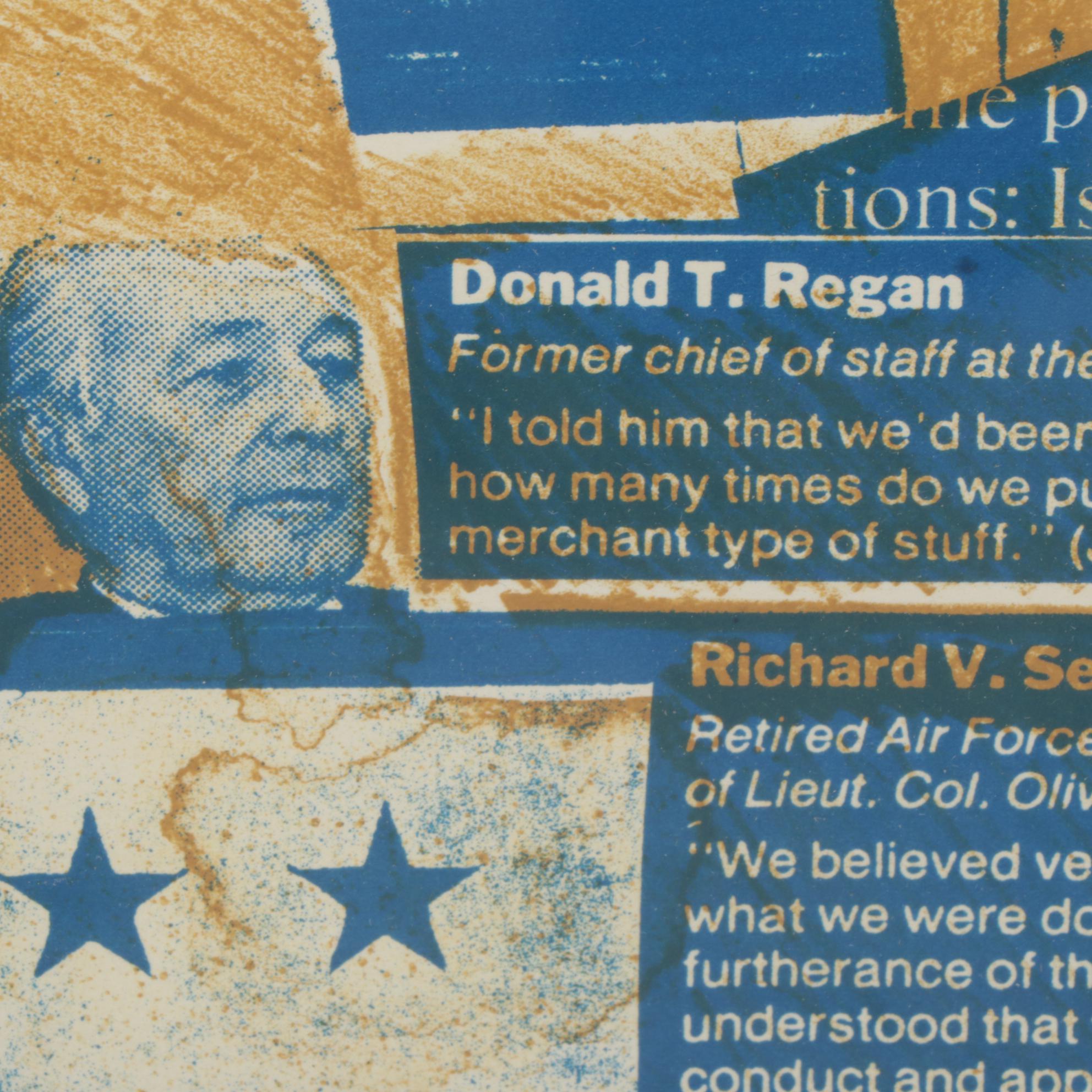 Sidney Chafetz Color Lithograph "Teflon Series #3," 1988