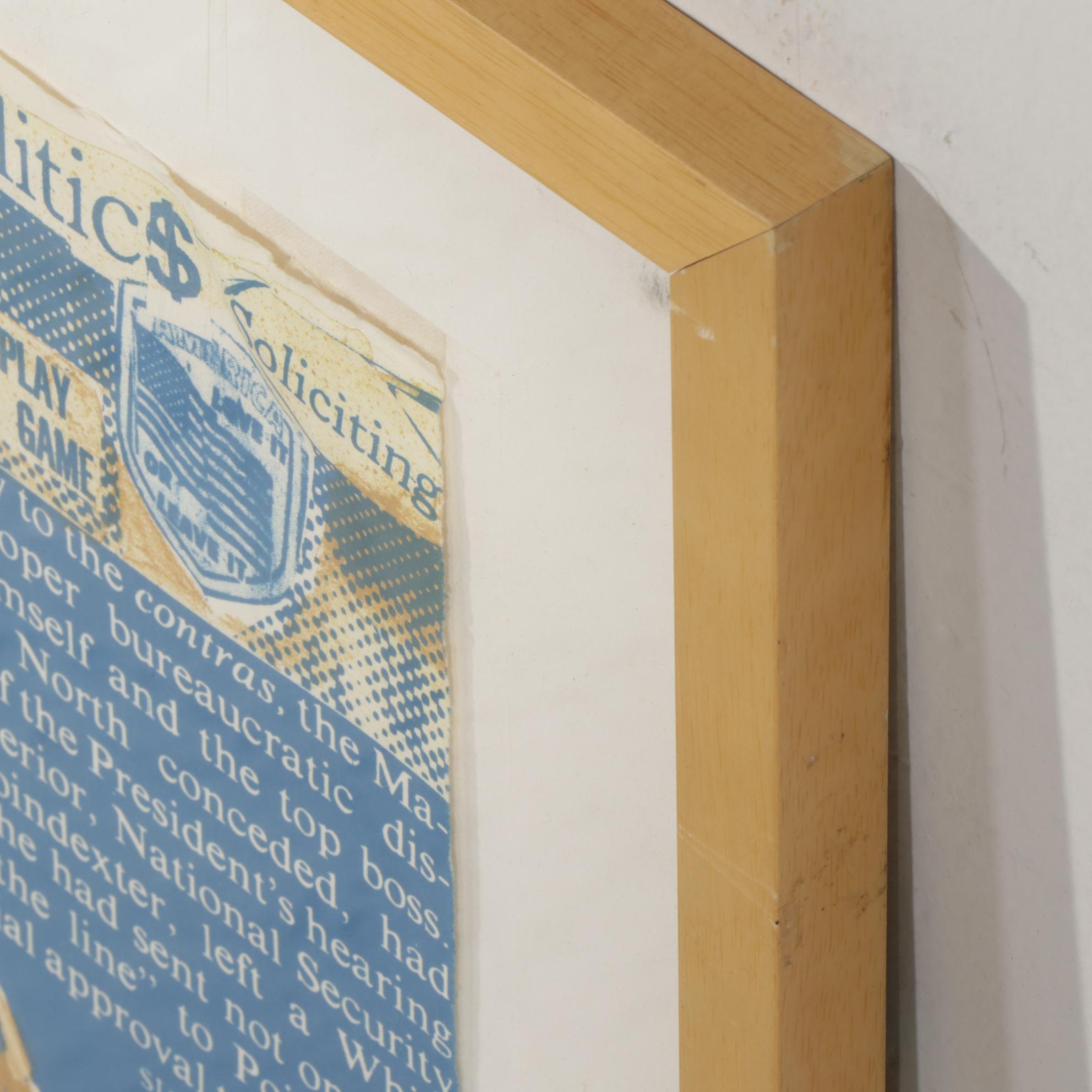 Sidney Chafetz Color Lithograph "Teflon Series #3," 1988