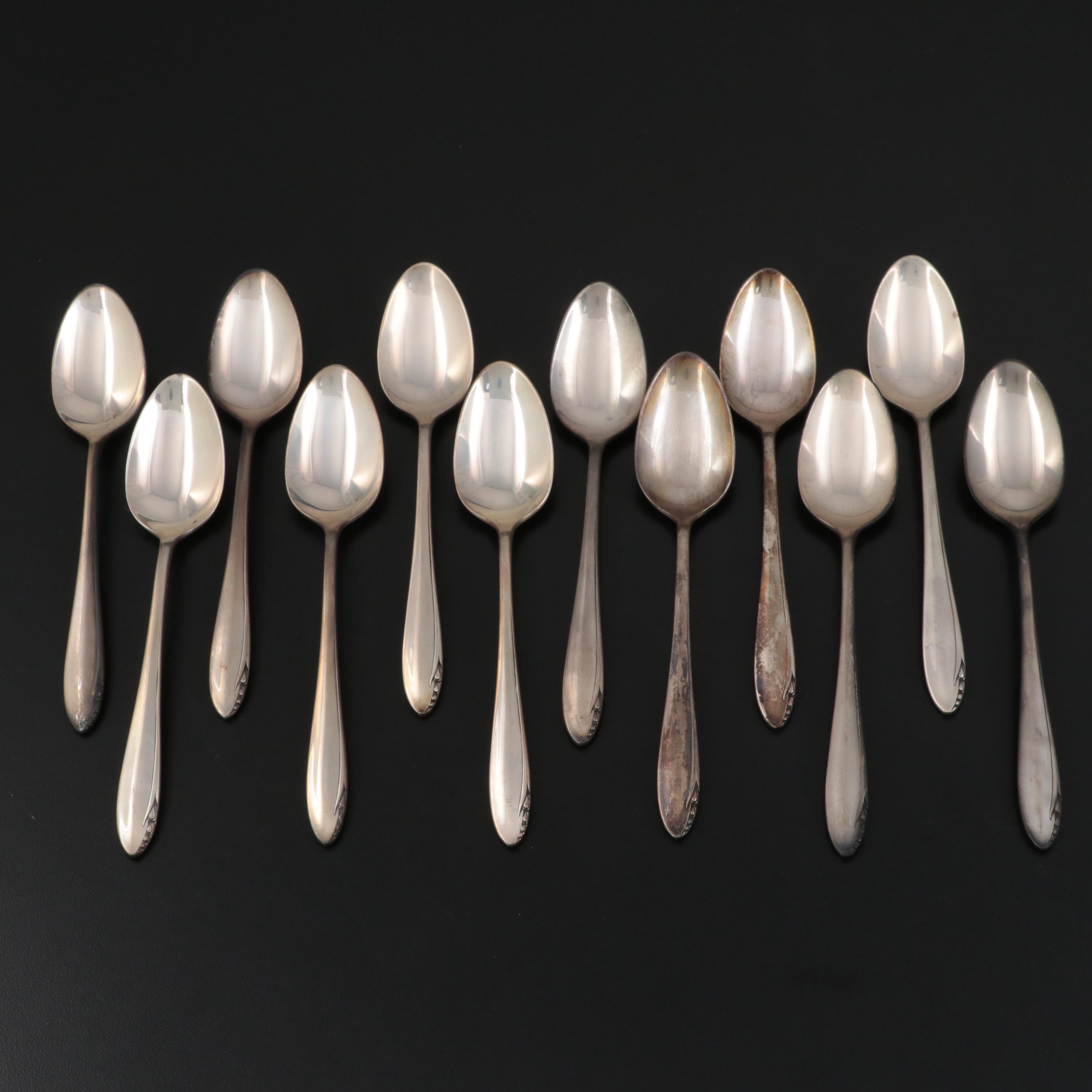 Heirloom Sterling Silver "Lasting Spring"  Flatware, Mid-20th Century