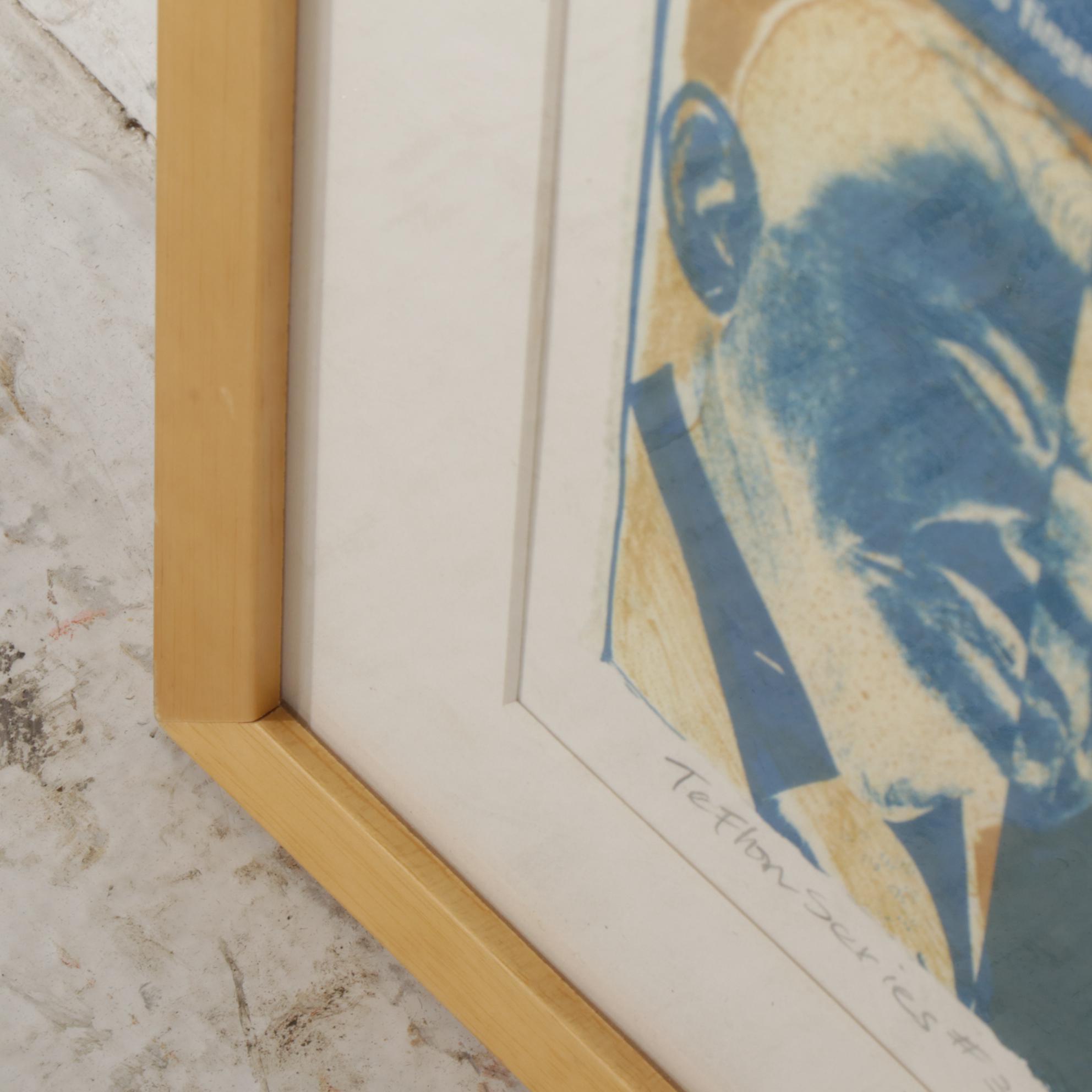 Sidney Chafetz Color Lithograph "Teflon Series #3," 1988