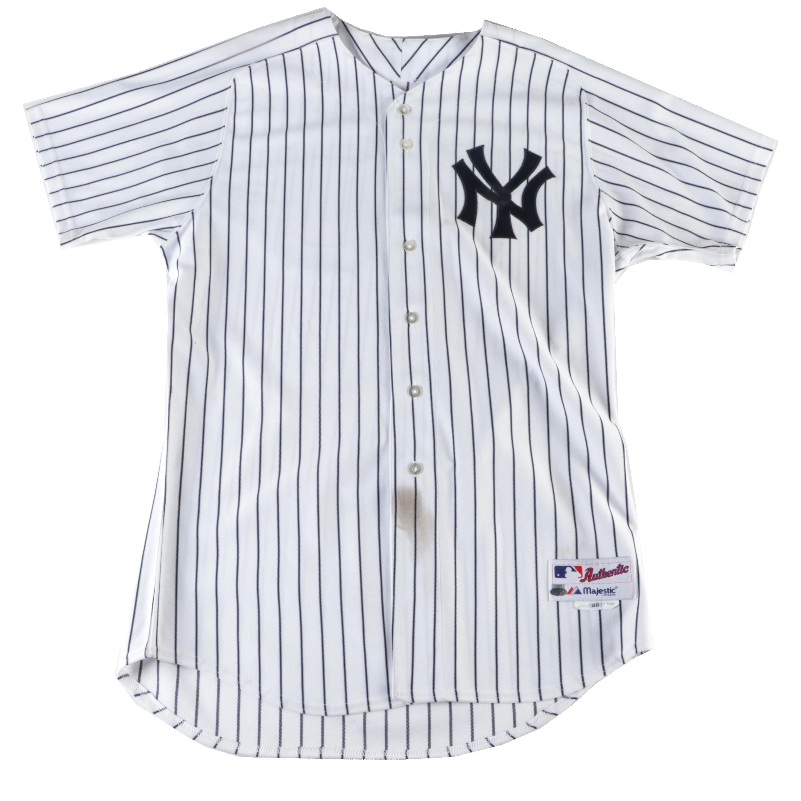 Rich Monteleone Game Authentic MLB New York Yankees Baseball Jersey