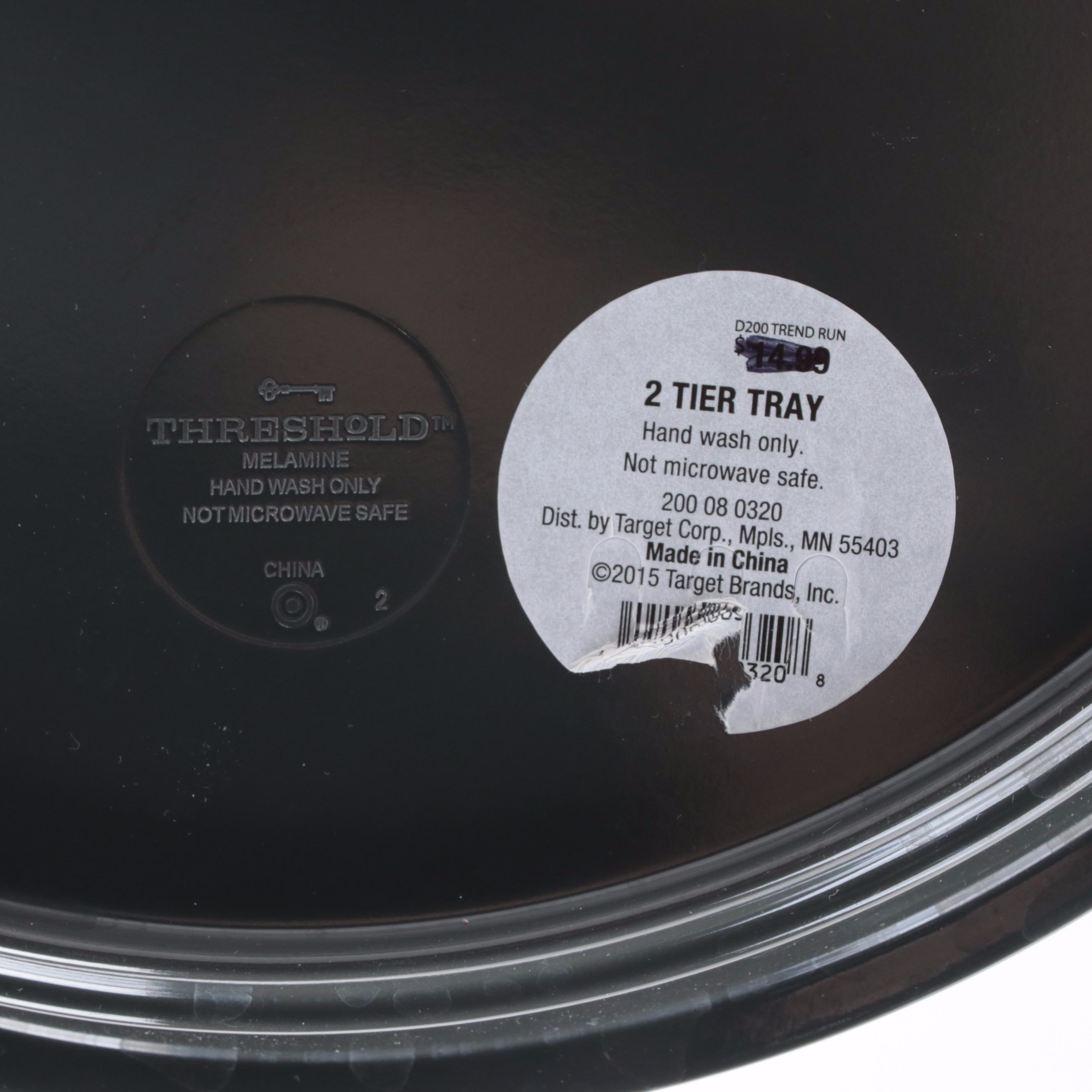 Threshold 2 Tier Serving Tray, Juliska Ceramic Bowls, and Other Seasonal Décor