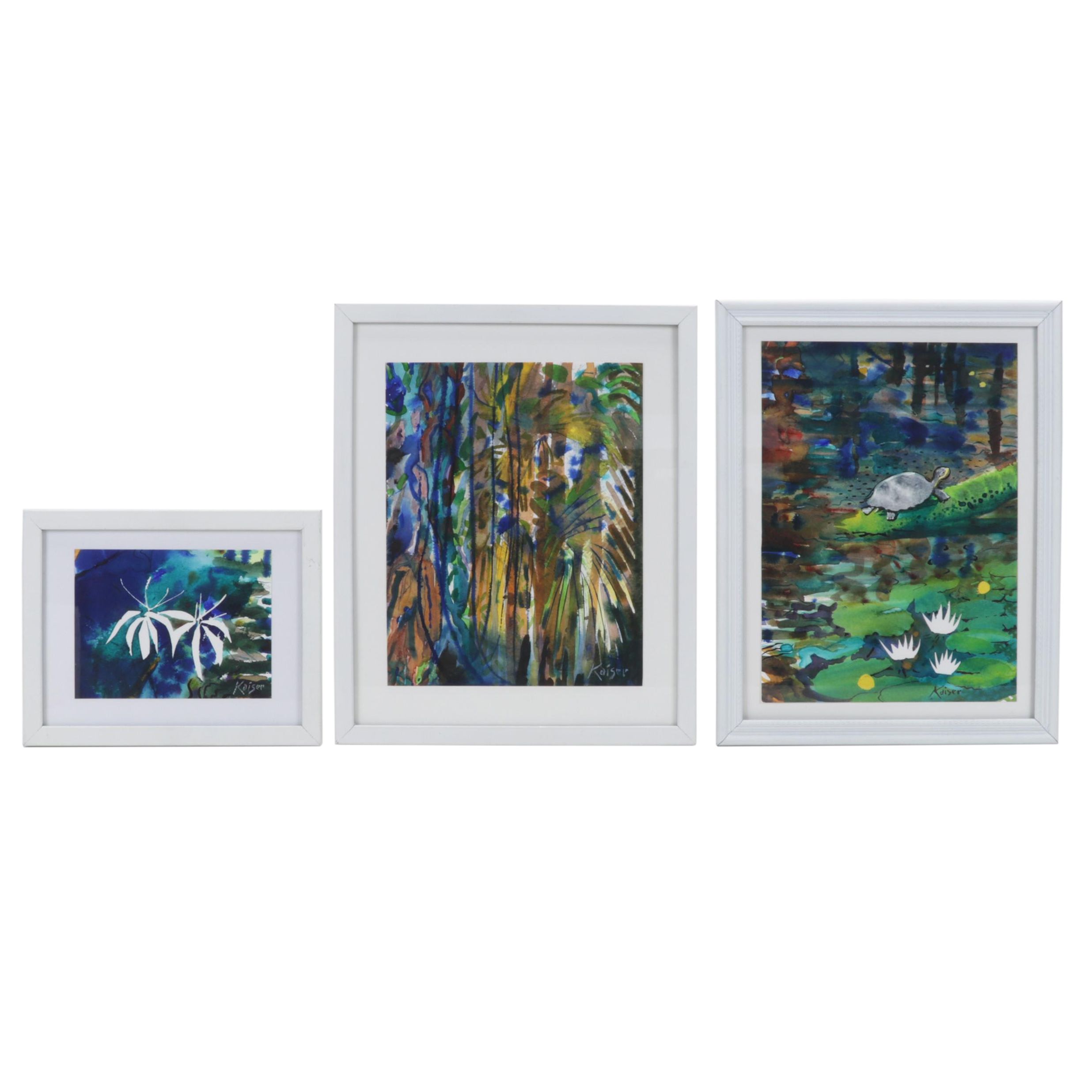 Michael Kaiser Watercolor Paintings of Nature Scenes, 21st Century