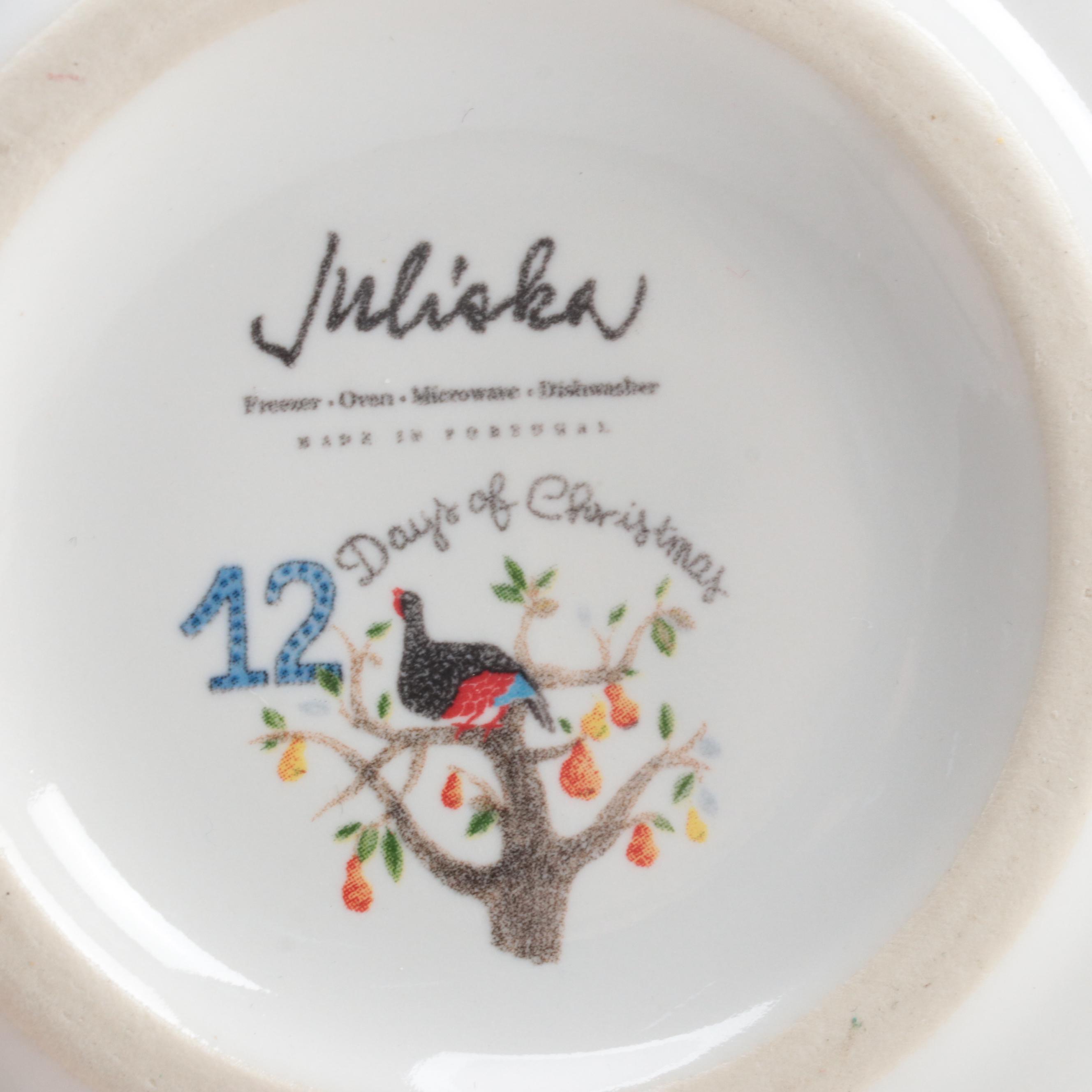 Threshold 2 Tier Serving Tray, Juliska Ceramic Bowls, and Other Seasonal Décor