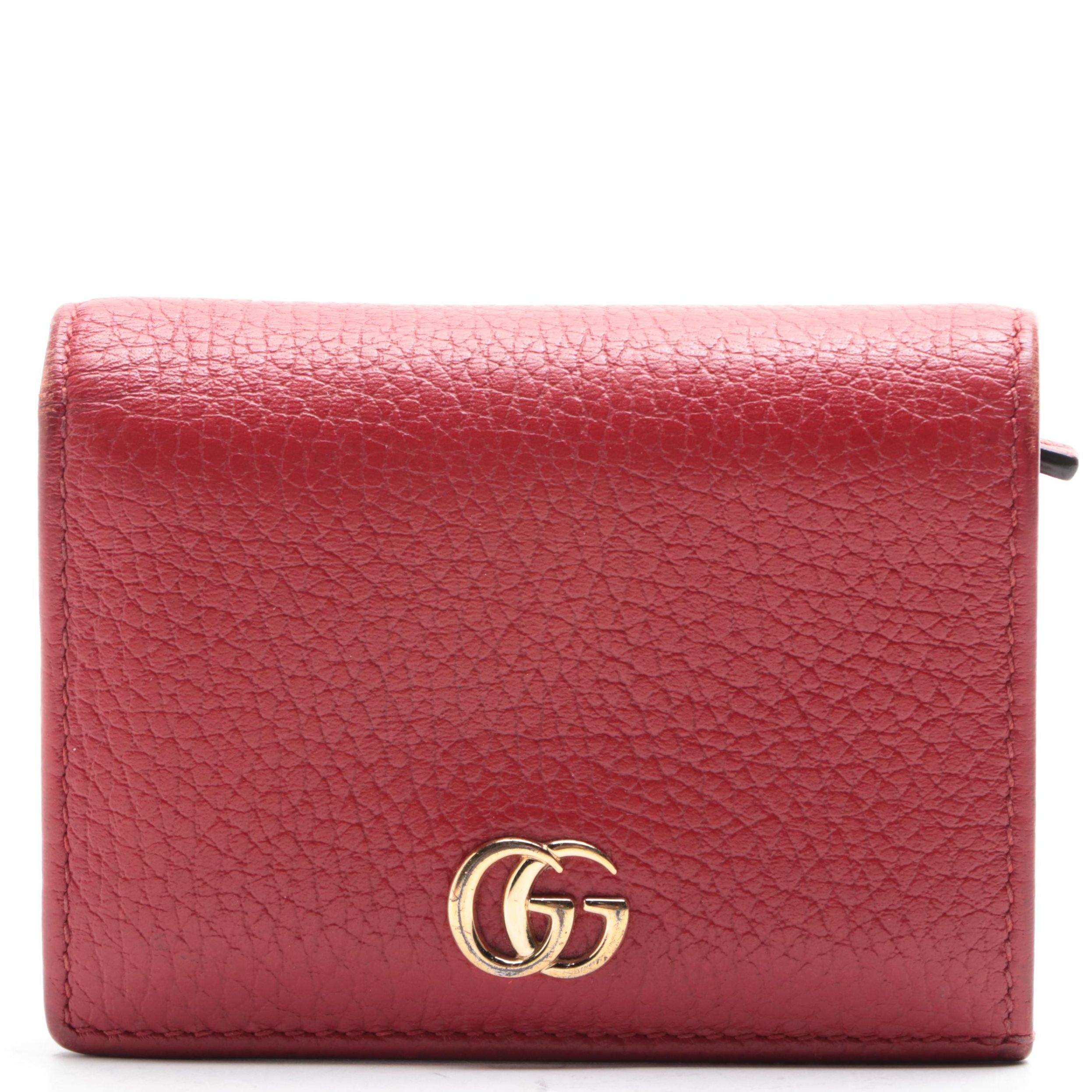 Gucci Marmont Compact Wallet in Leather