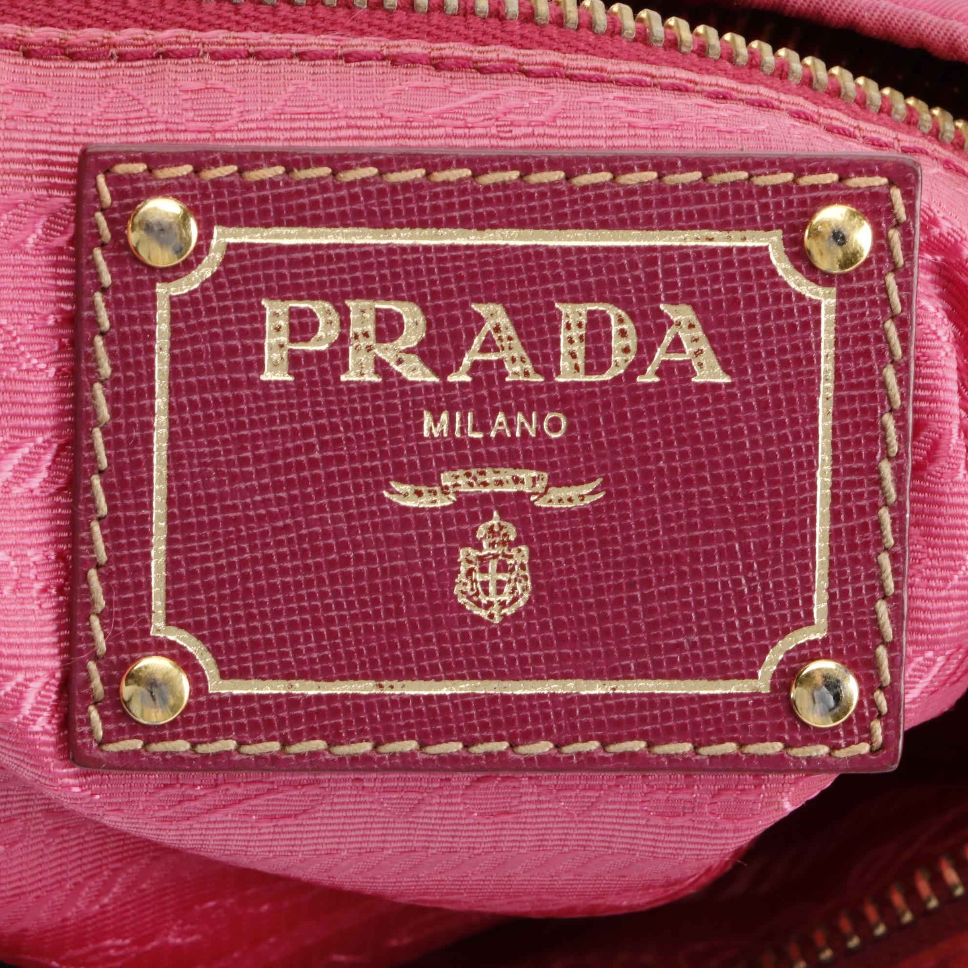 Prada Crossbody Bag in Nylon with Saffiano Leather Trim