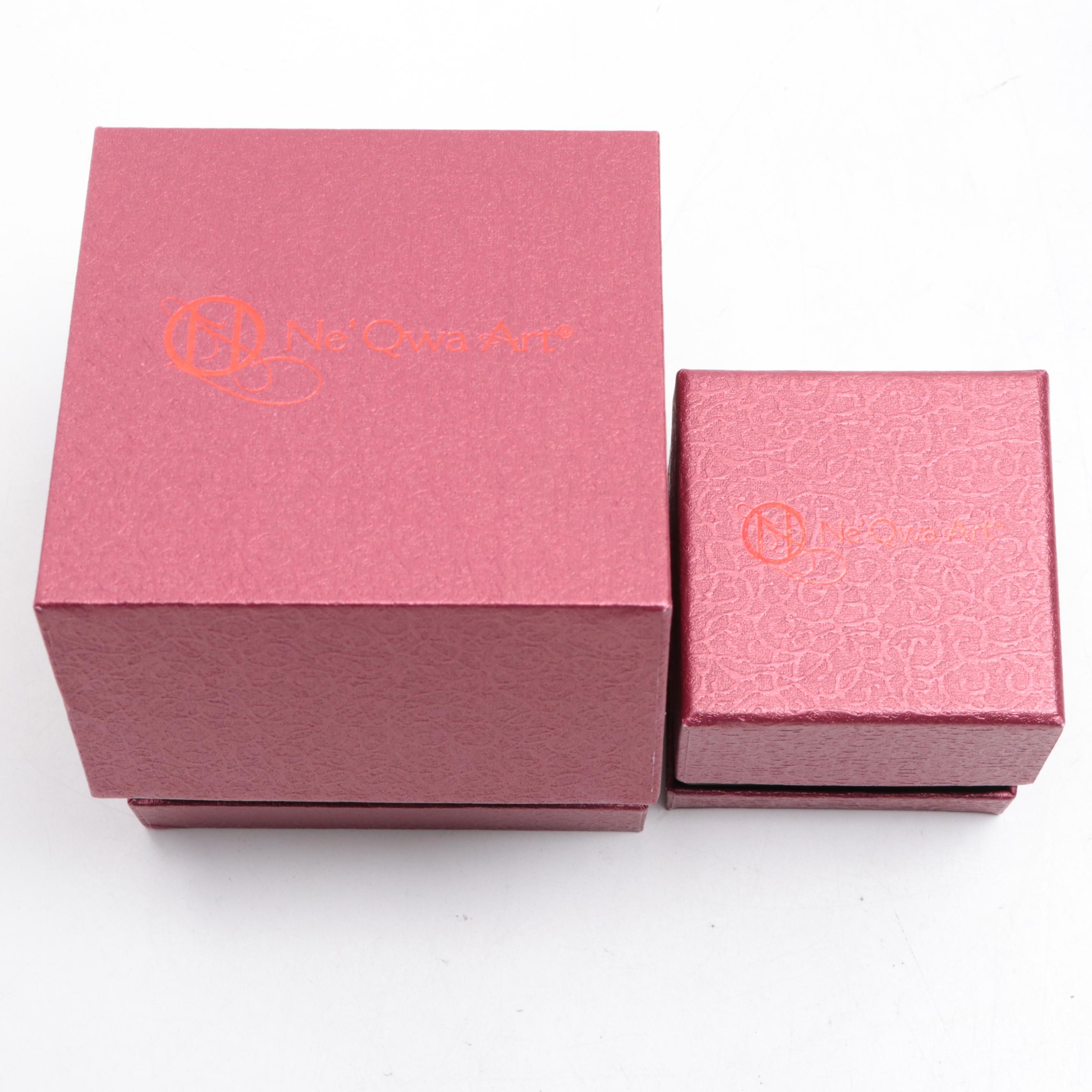 Susan Winget for Ne'Qwa Art Ornaments with Other Ne'Qwa Art Glass Ornaments