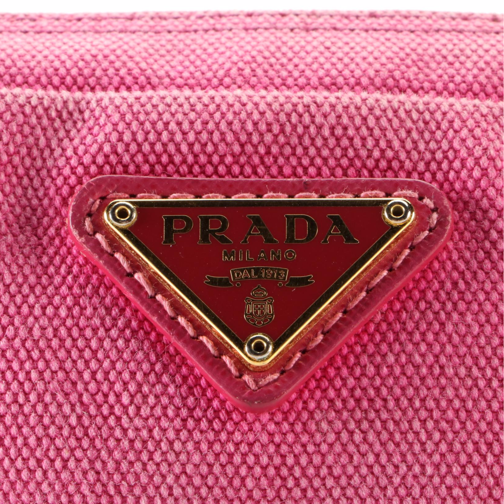 Prada Canvas Zip Pouch