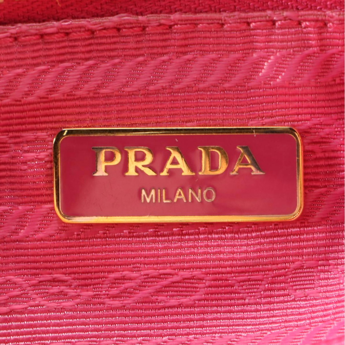 Prada Canvas Zip Pouch