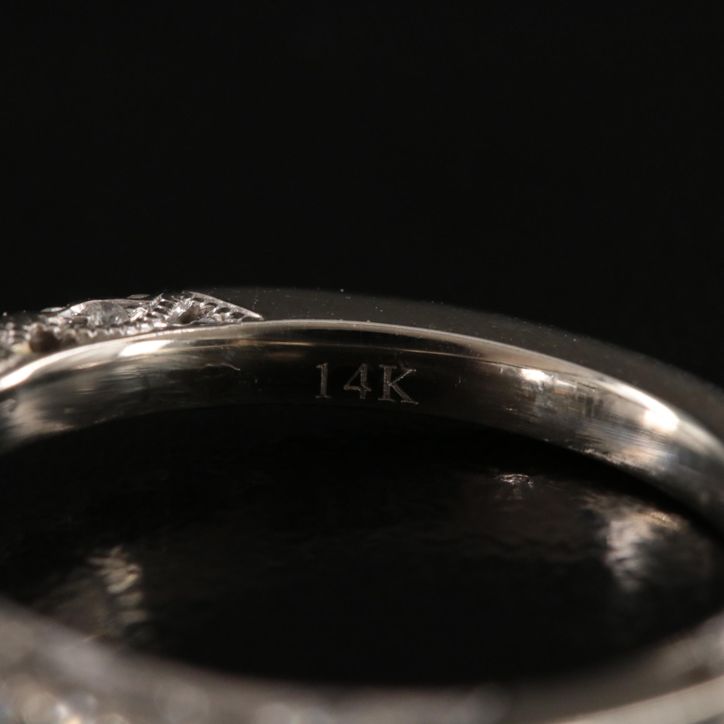 14K 2.54 CTW Diamond Ring with Platinum Head