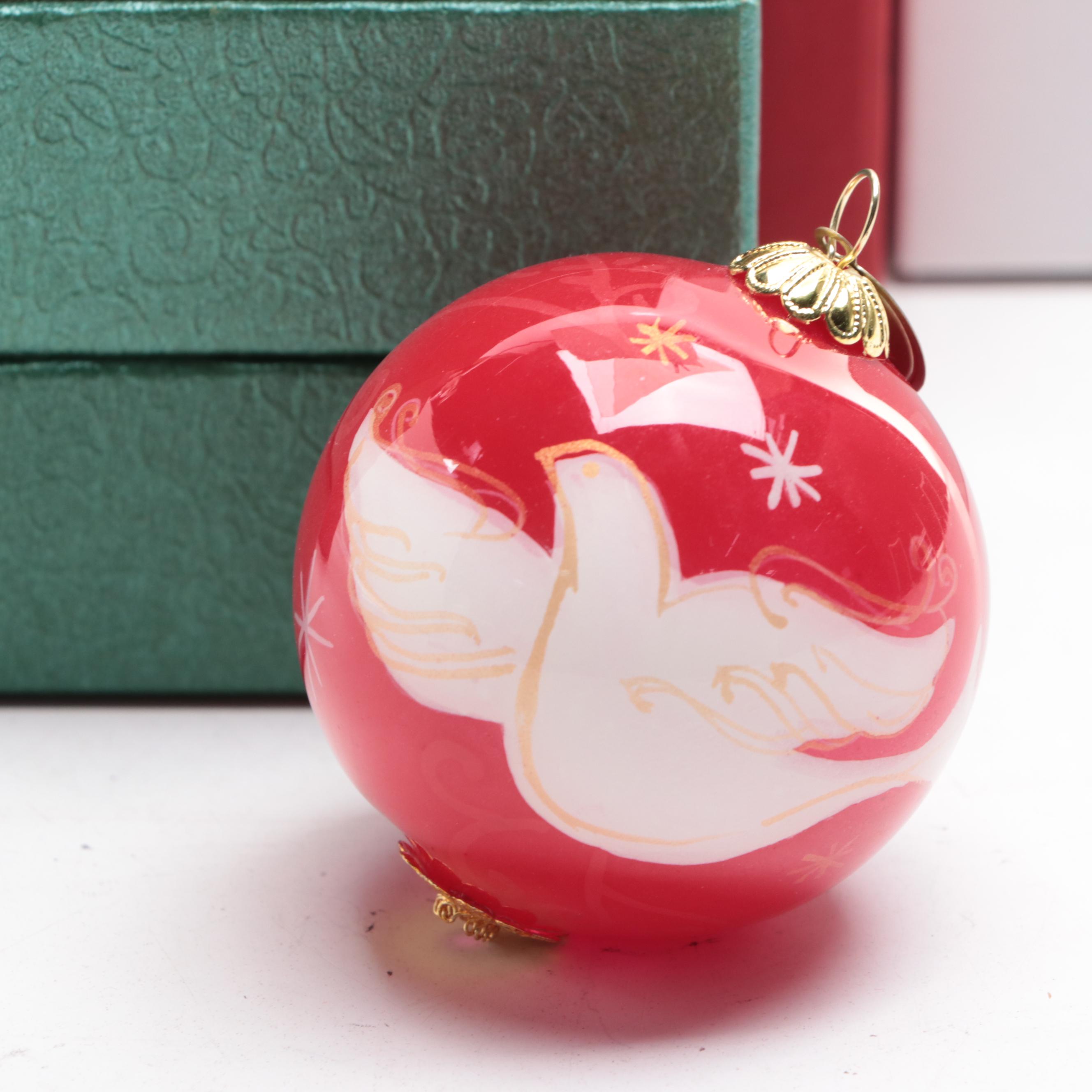 Pier 1 Imports, Halcyon Days, Bottega Bellini, and Other Christmas Ornaments