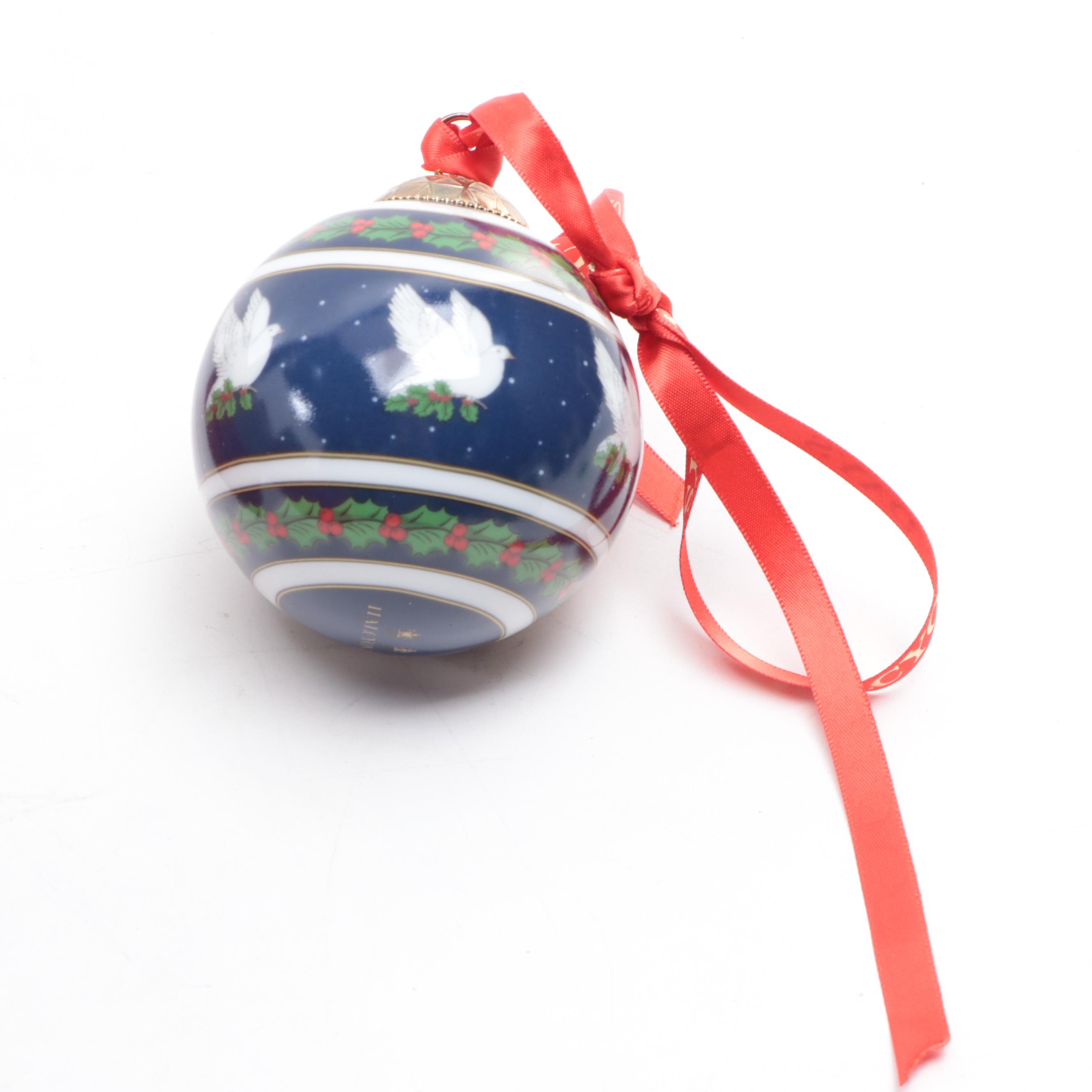 Pier 1 Imports, Halcyon Days, Bottega Bellini, and Other Christmas Ornaments