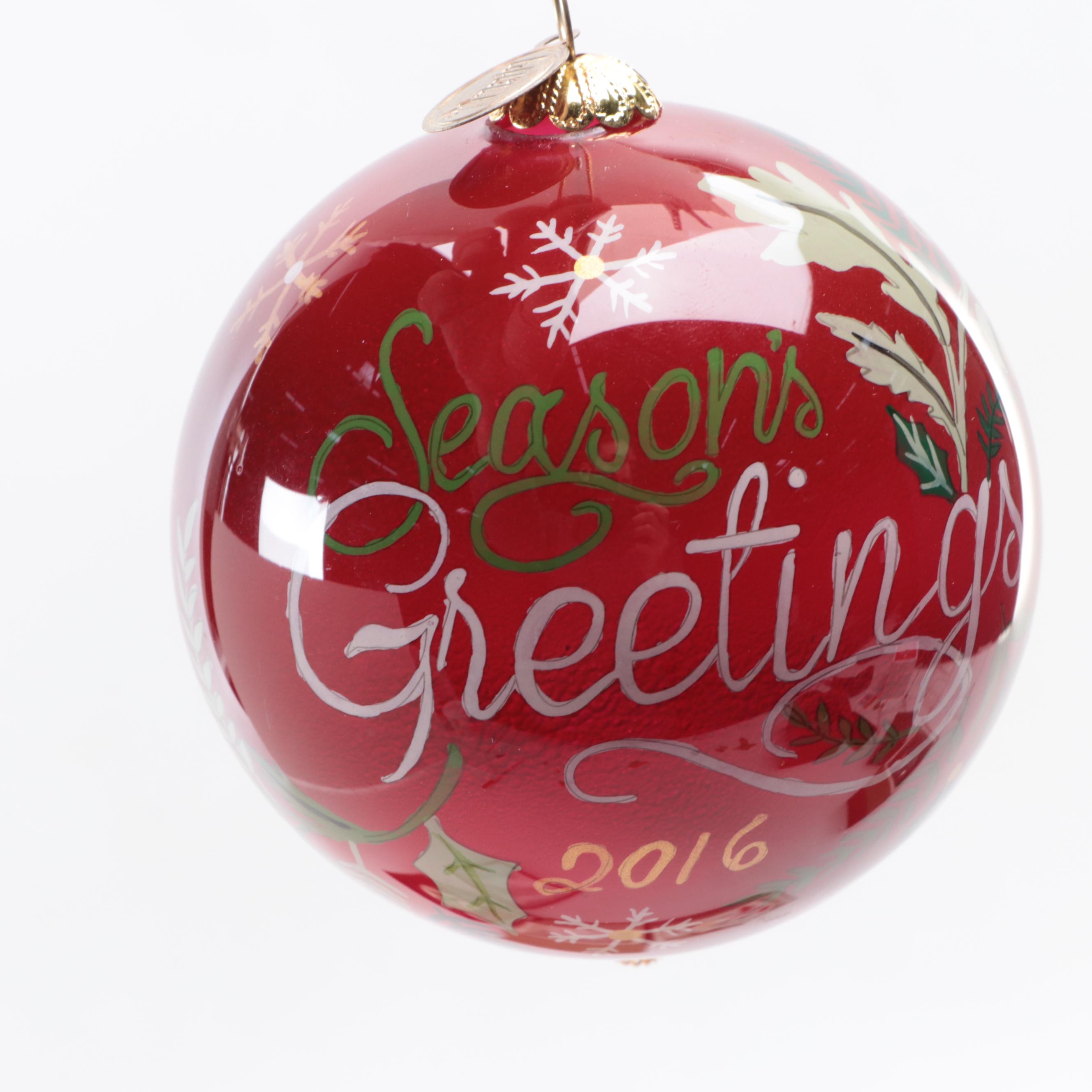 Pier 1 Imports, Halcyon Days, Bottega Bellini, and Other Christmas Ornaments