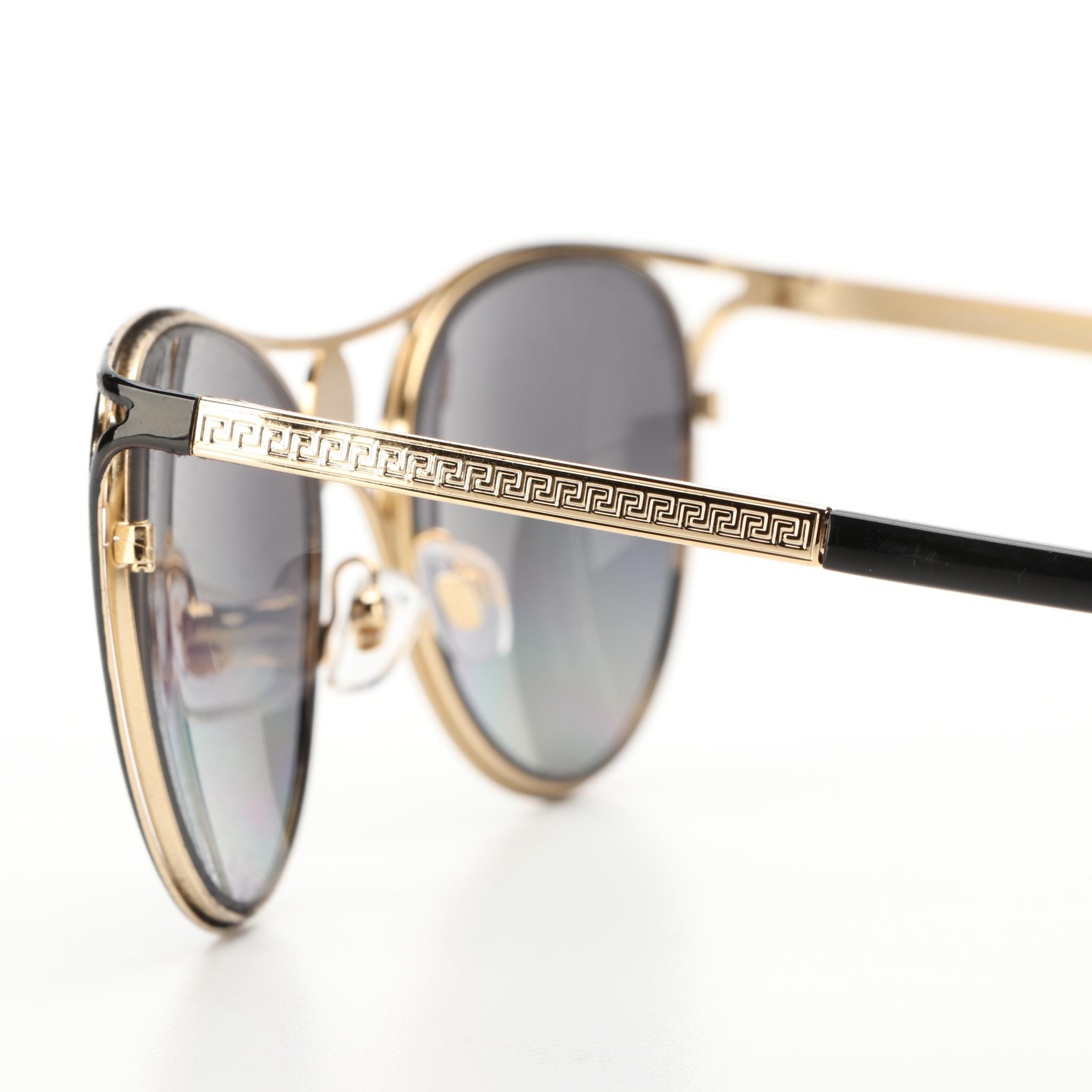 Versace 2237 Polarized Sunglasses with Case and Box