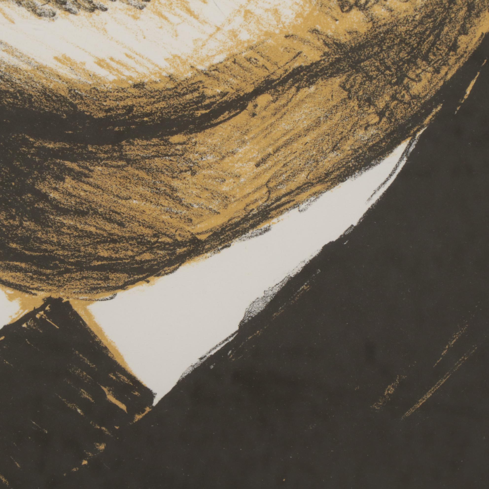 Sidney Chafetz Color Lithograph "Catalyst for Democracy," 2001