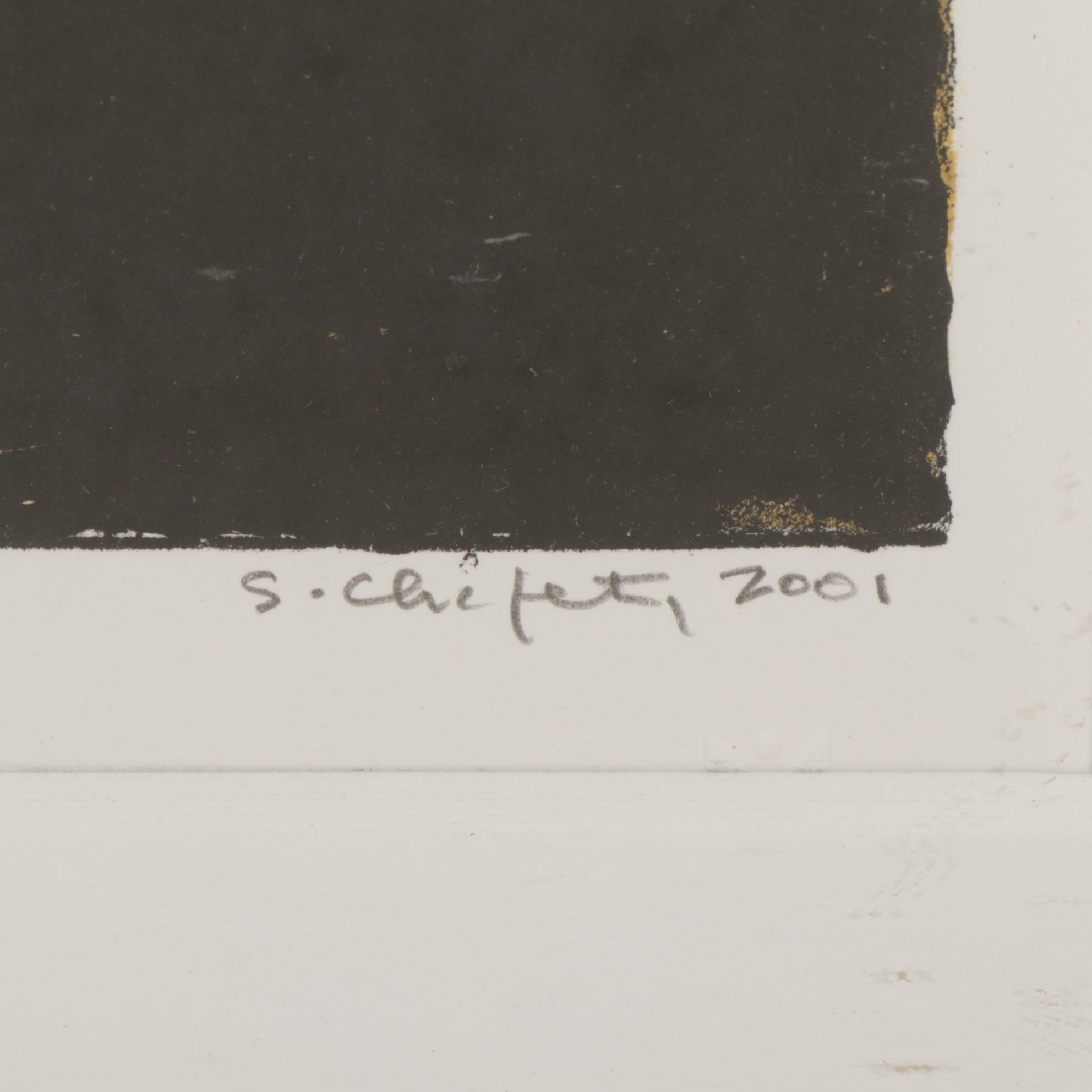 Sidney Chafetz Color Lithograph "Catalyst for Democracy," 2001