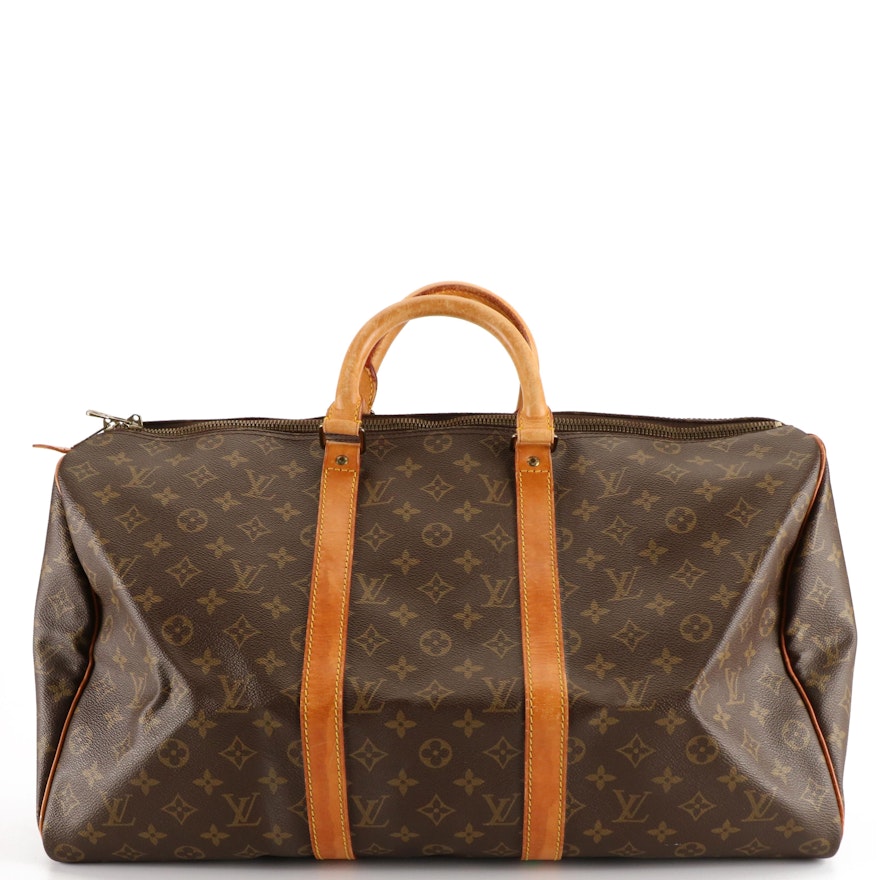 Louis Vuitton Keepall 50 in Monogram Canvas