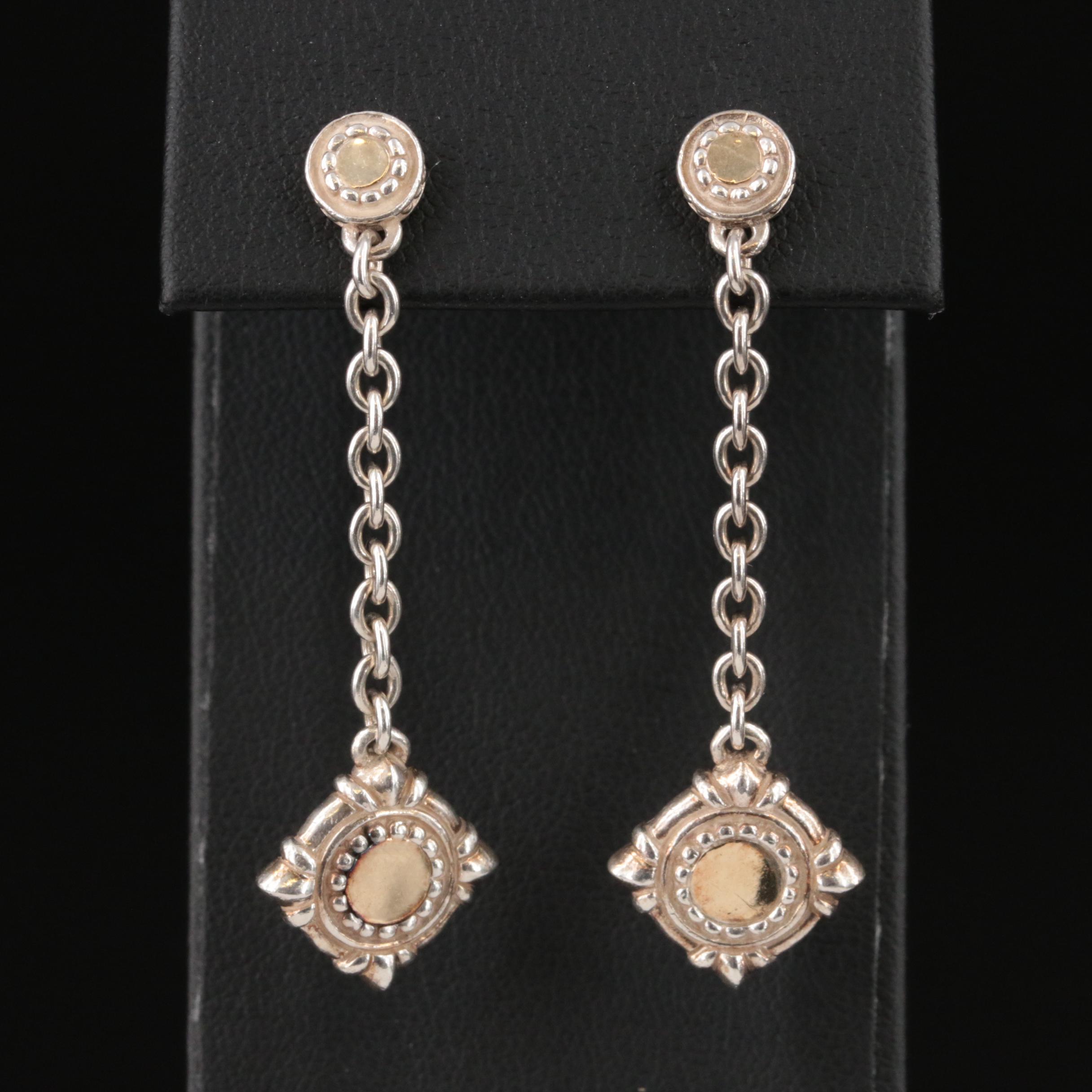 Artiste by Scott Kay Sterling Earrings with 14K Accent