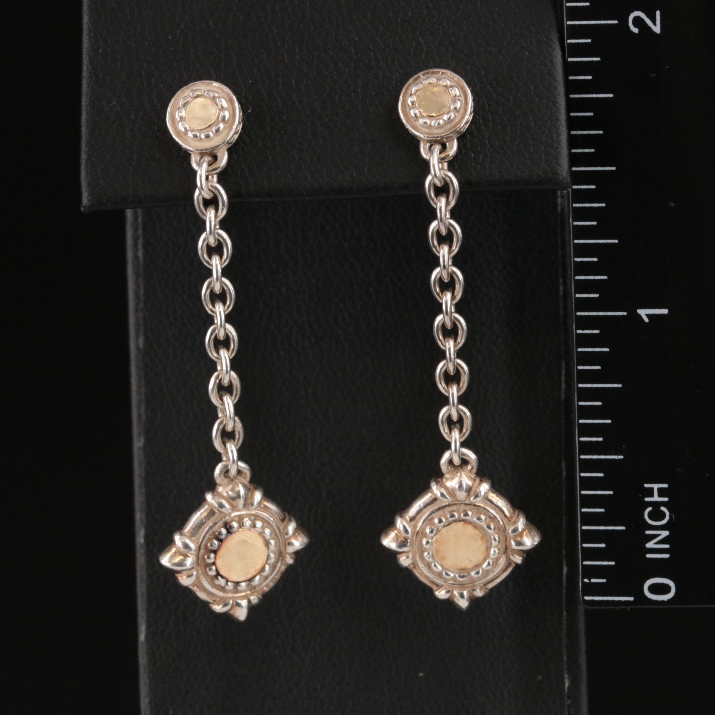 Artiste by Scott Kay Sterling Earrings with 14K Accent
