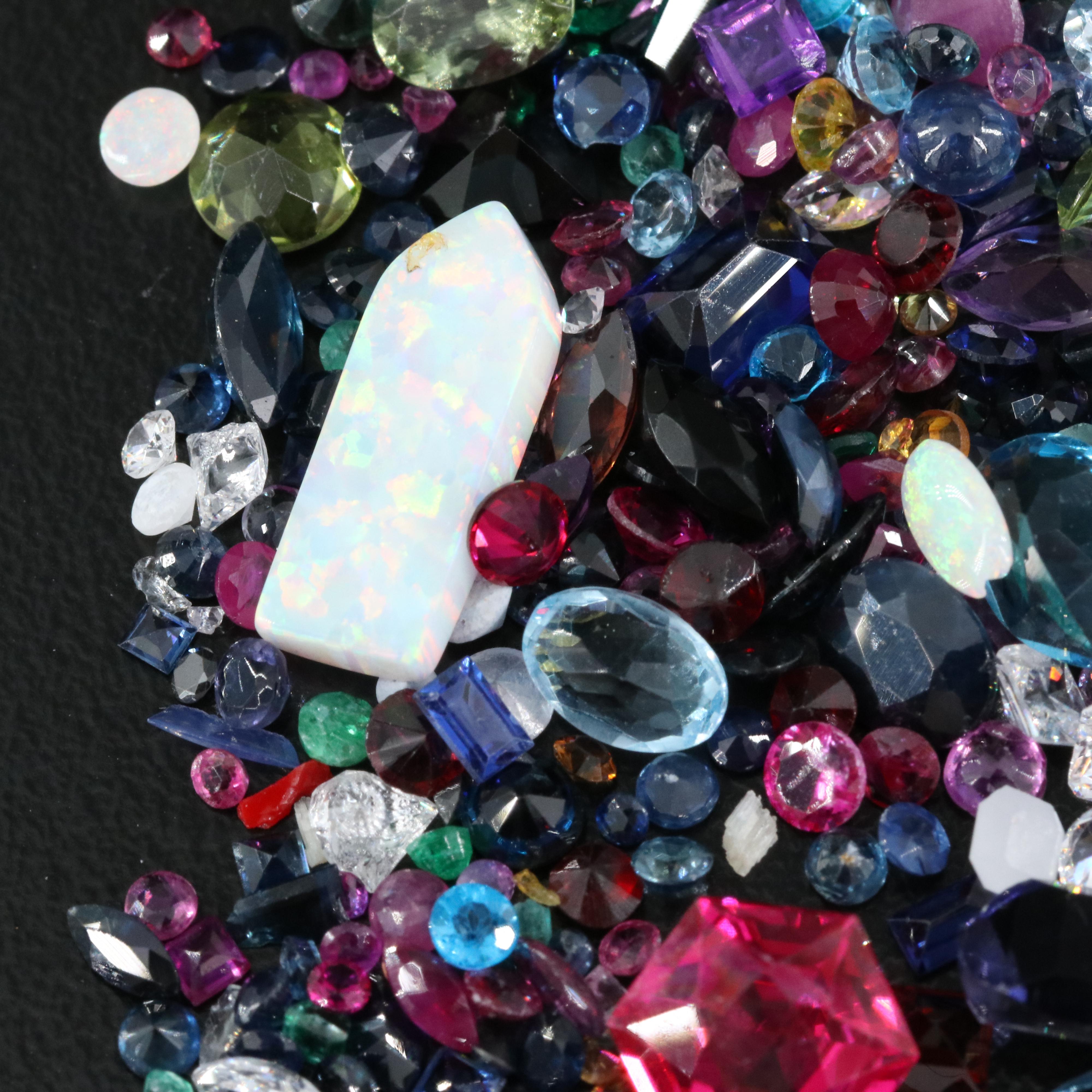 Loose Amethyst, Topaz, Peridot and Additional Gemstones