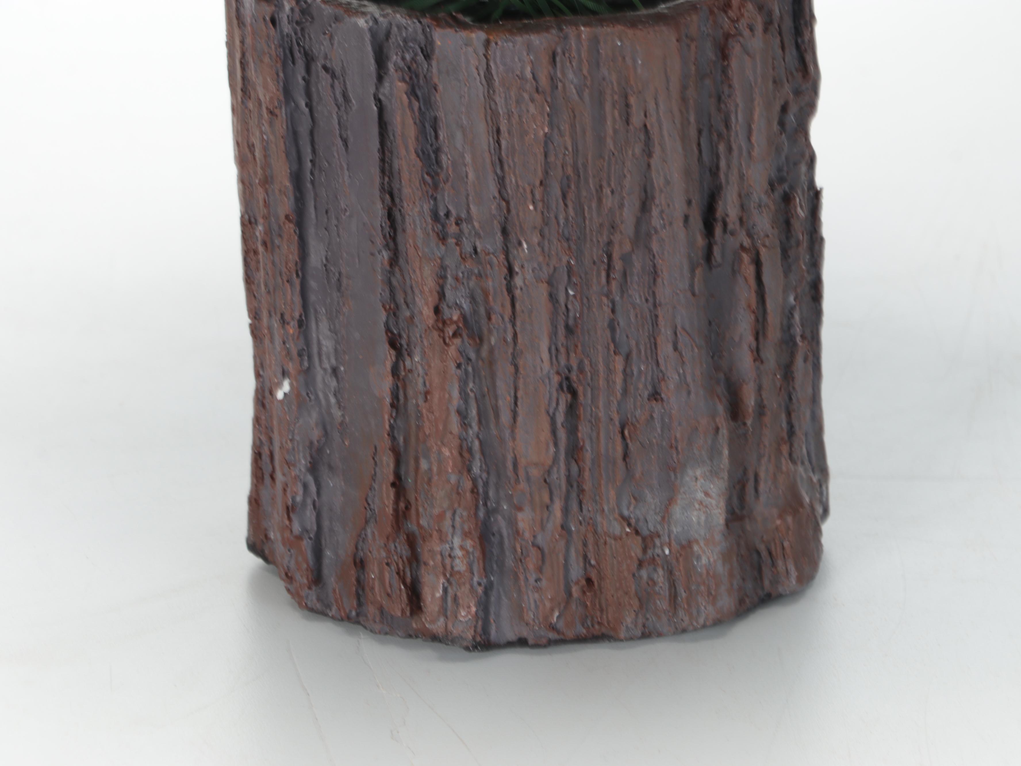 Illuminated Faux Trees and Other Faux Berries, Cattails, and More