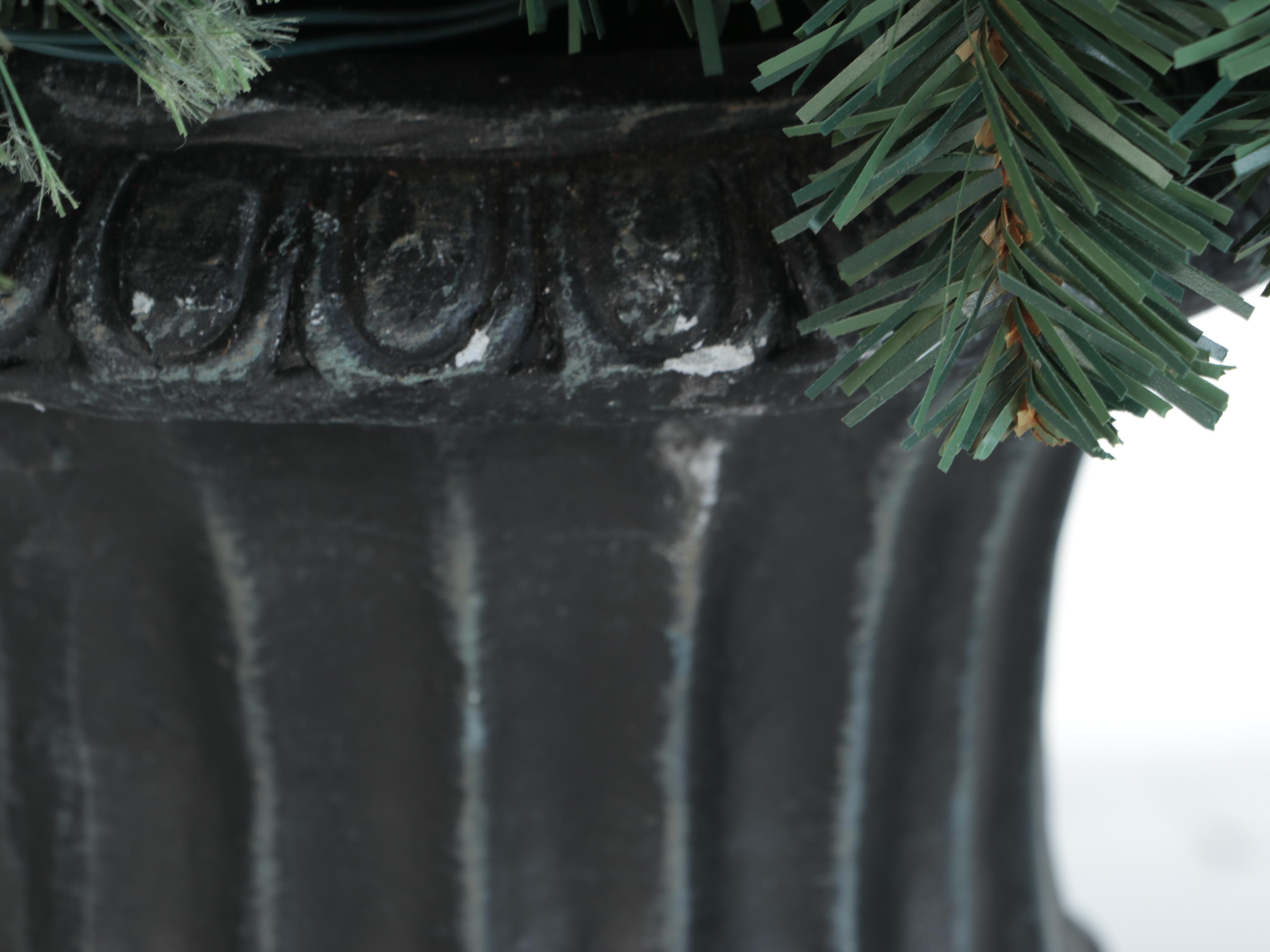 Illuminated Faux Trees and Other Faux Berries, Cattails, and More