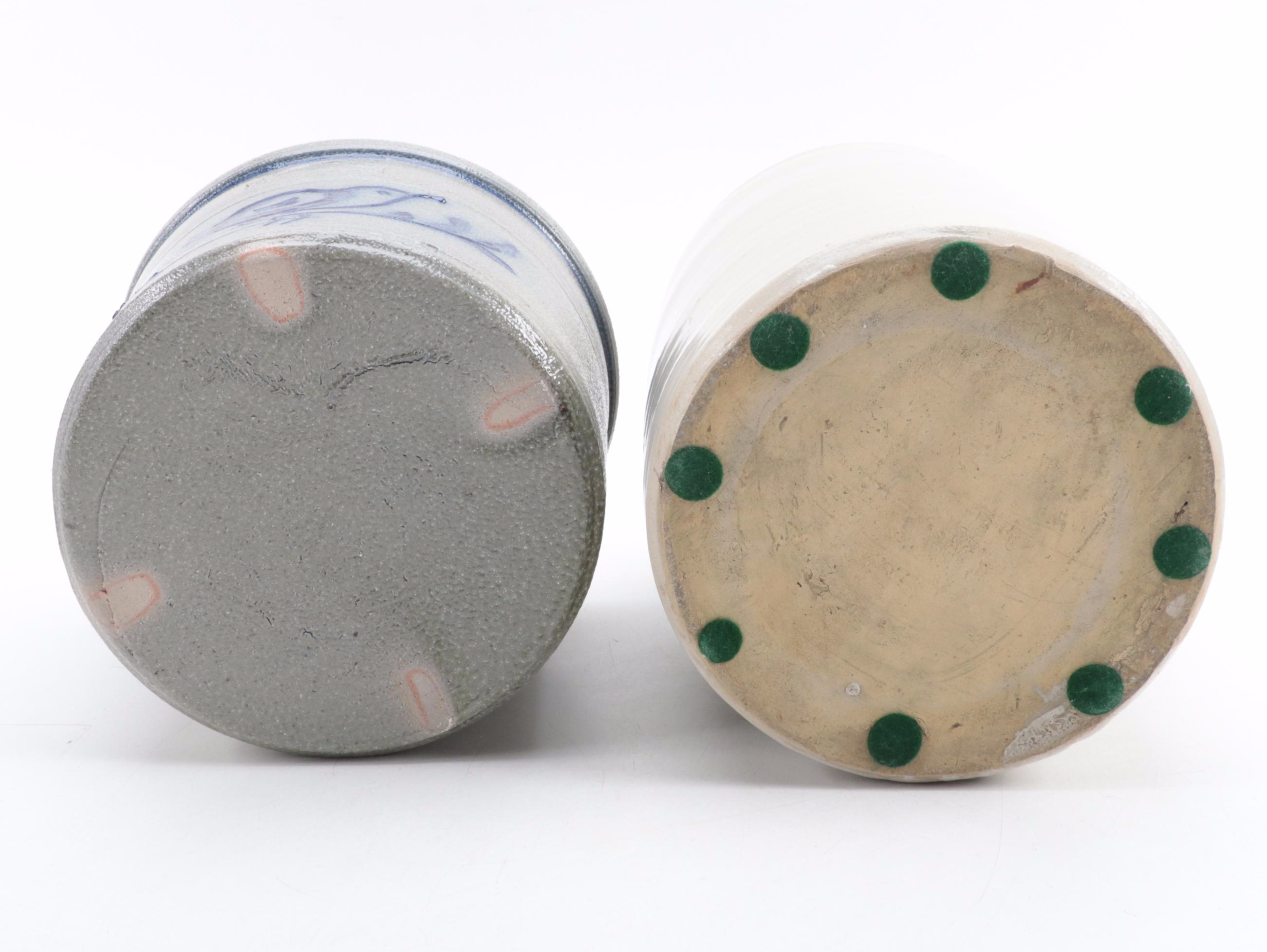 Rowe Pottery Works, John Downey, and Other Stoneware Crocks