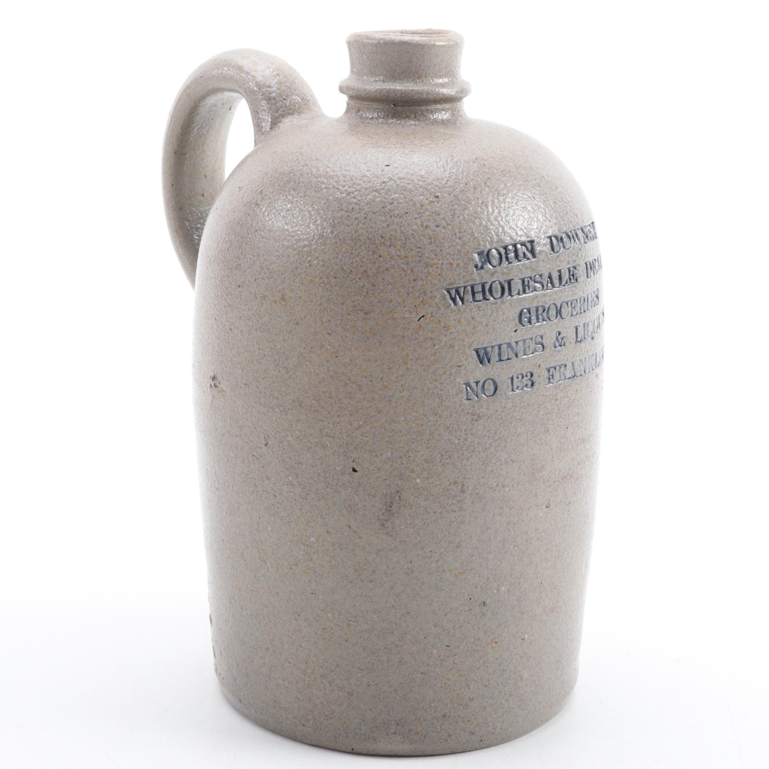 Rowe Pottery Works, John Downey, and Other Stoneware Crocks