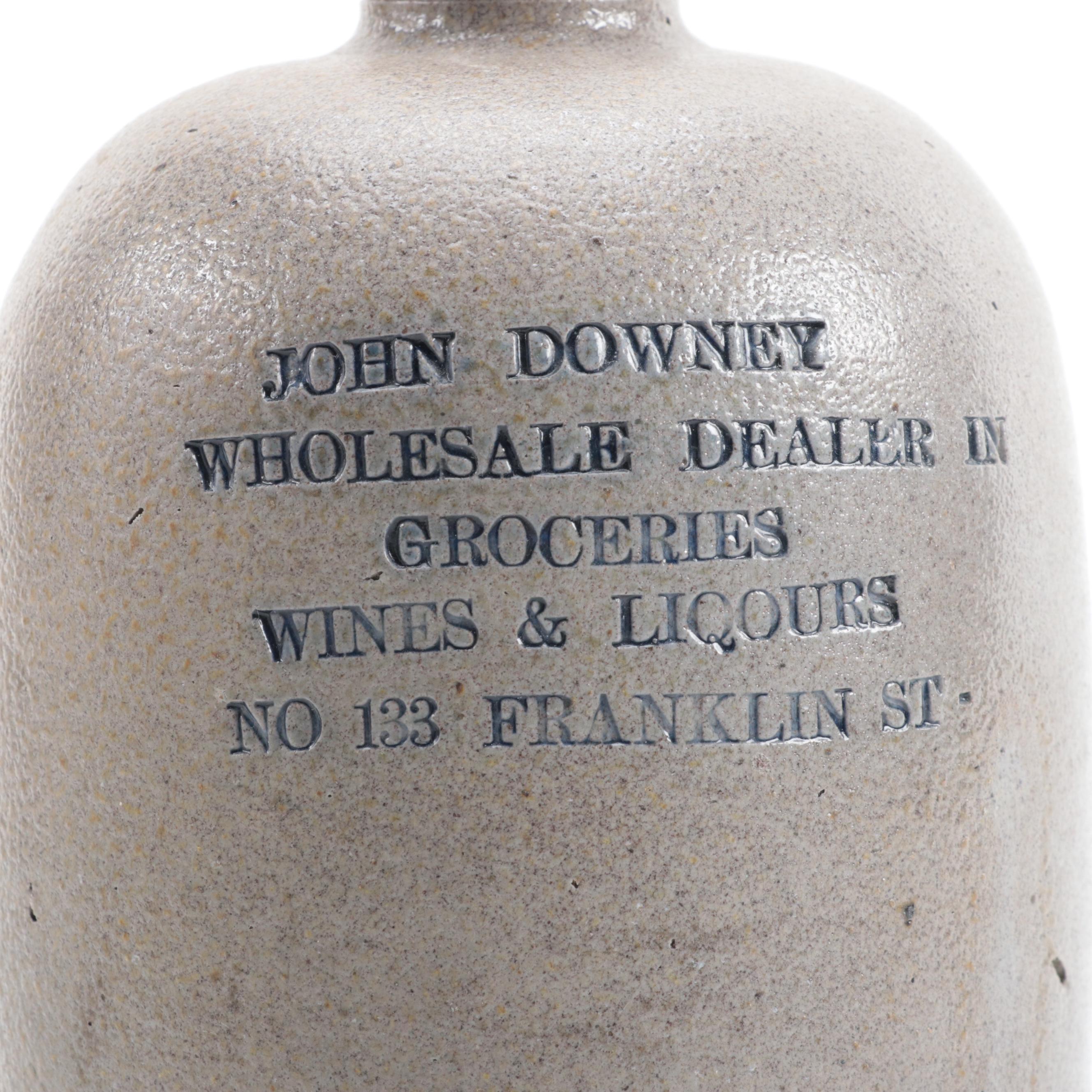 Rowe Pottery Works, John Downey, and Other Stoneware Crocks