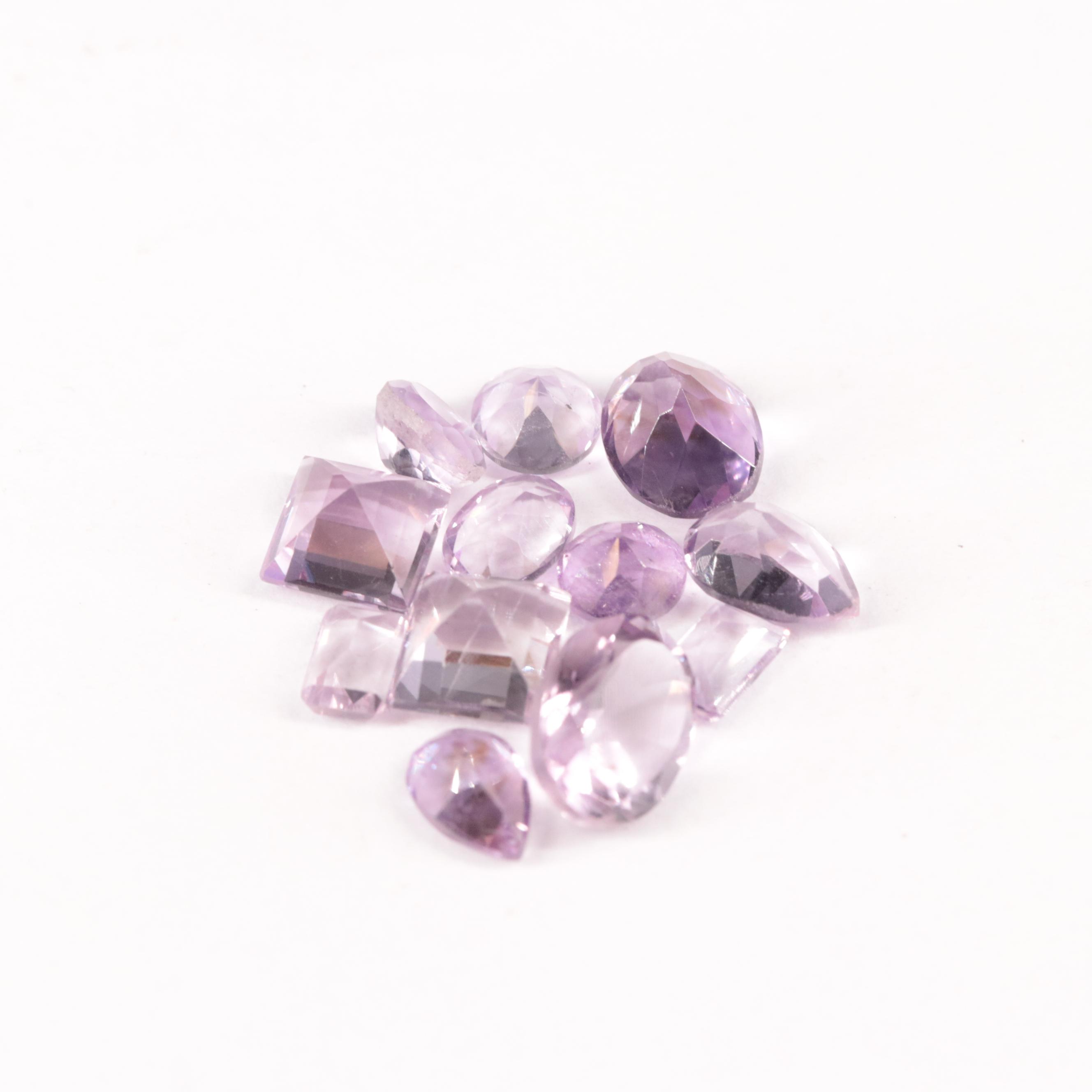 Loose 14.51 CTW Amethyst Lot