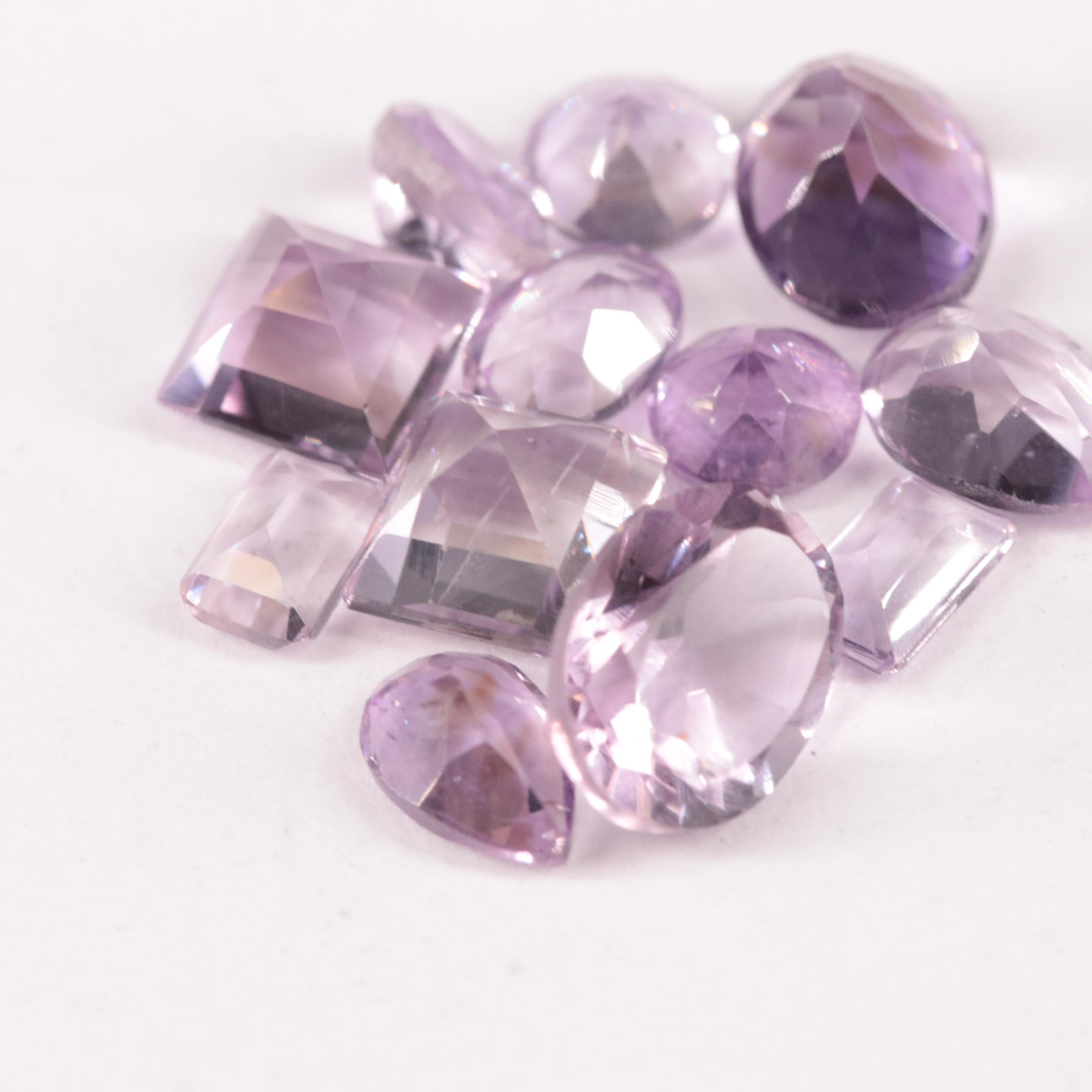 Loose 14.51 CTW Amethyst Lot