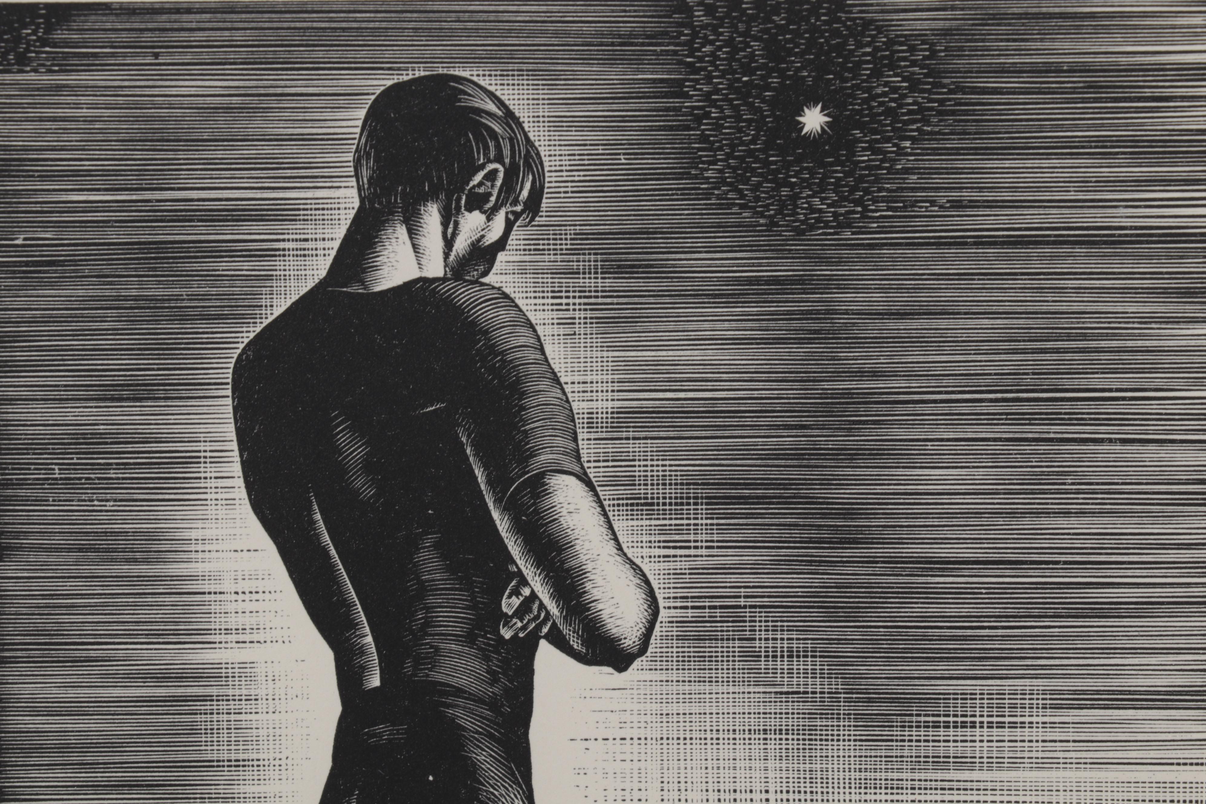 Lynd Ward Art Deco Woodcut From "Wild Pilgrimage," 1932