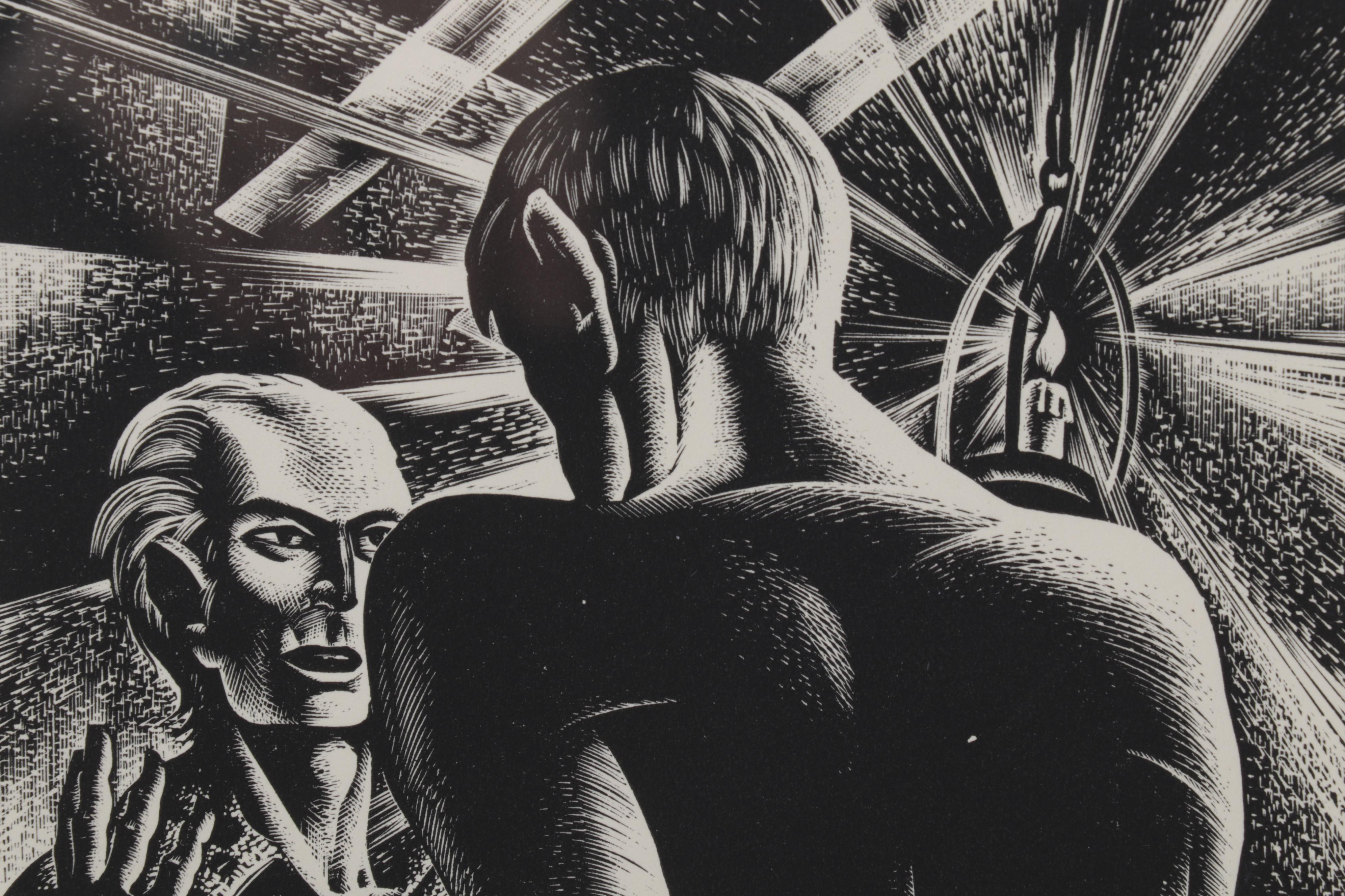 Lynd Ward Art Deco Woodcut From "Wild Pilgrimage," 1932