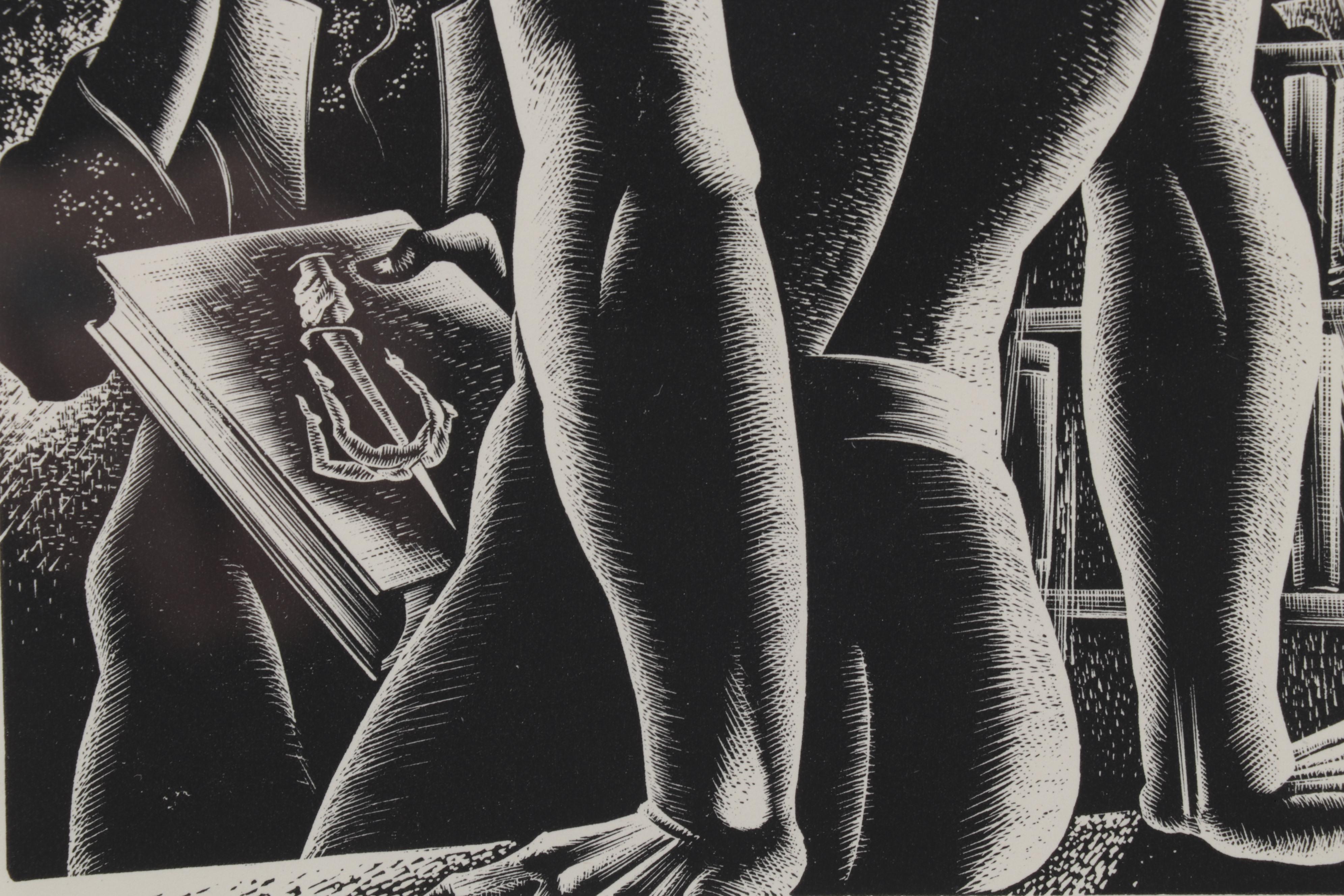 Lynd Ward Art Deco Woodcut From "Wild Pilgrimage," 1932