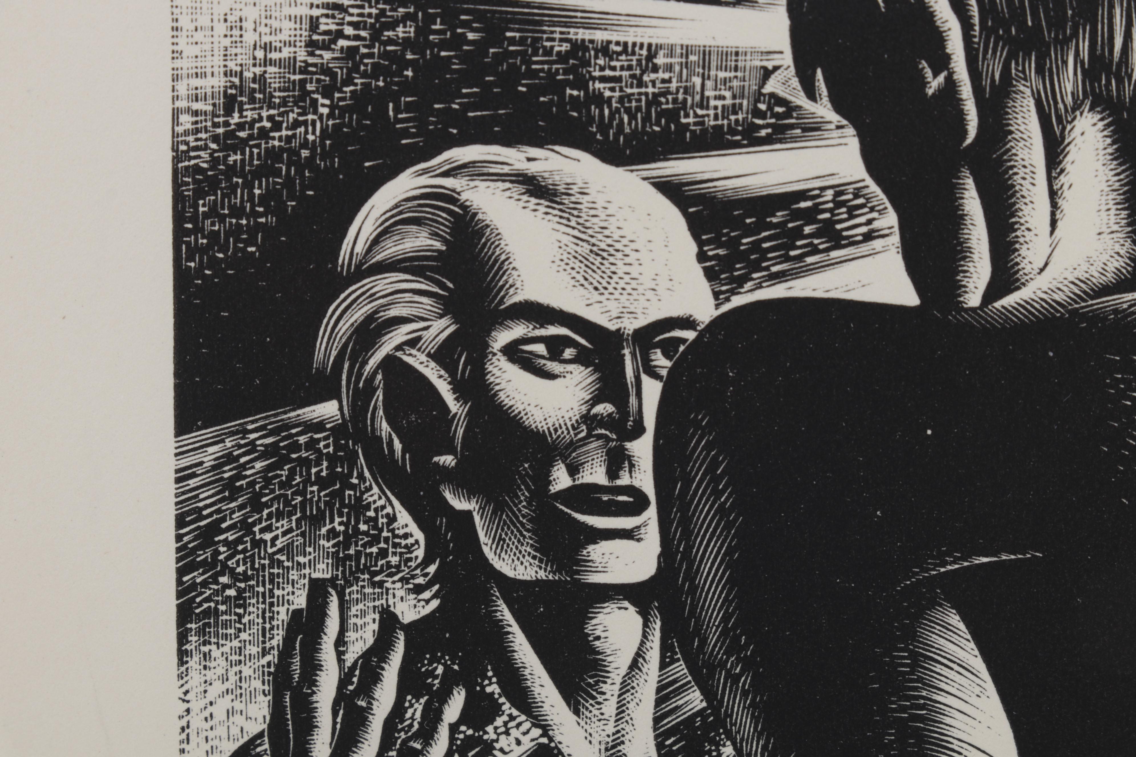 Lynd Ward Art Deco Woodcut From "Wild Pilgrimage," 1932