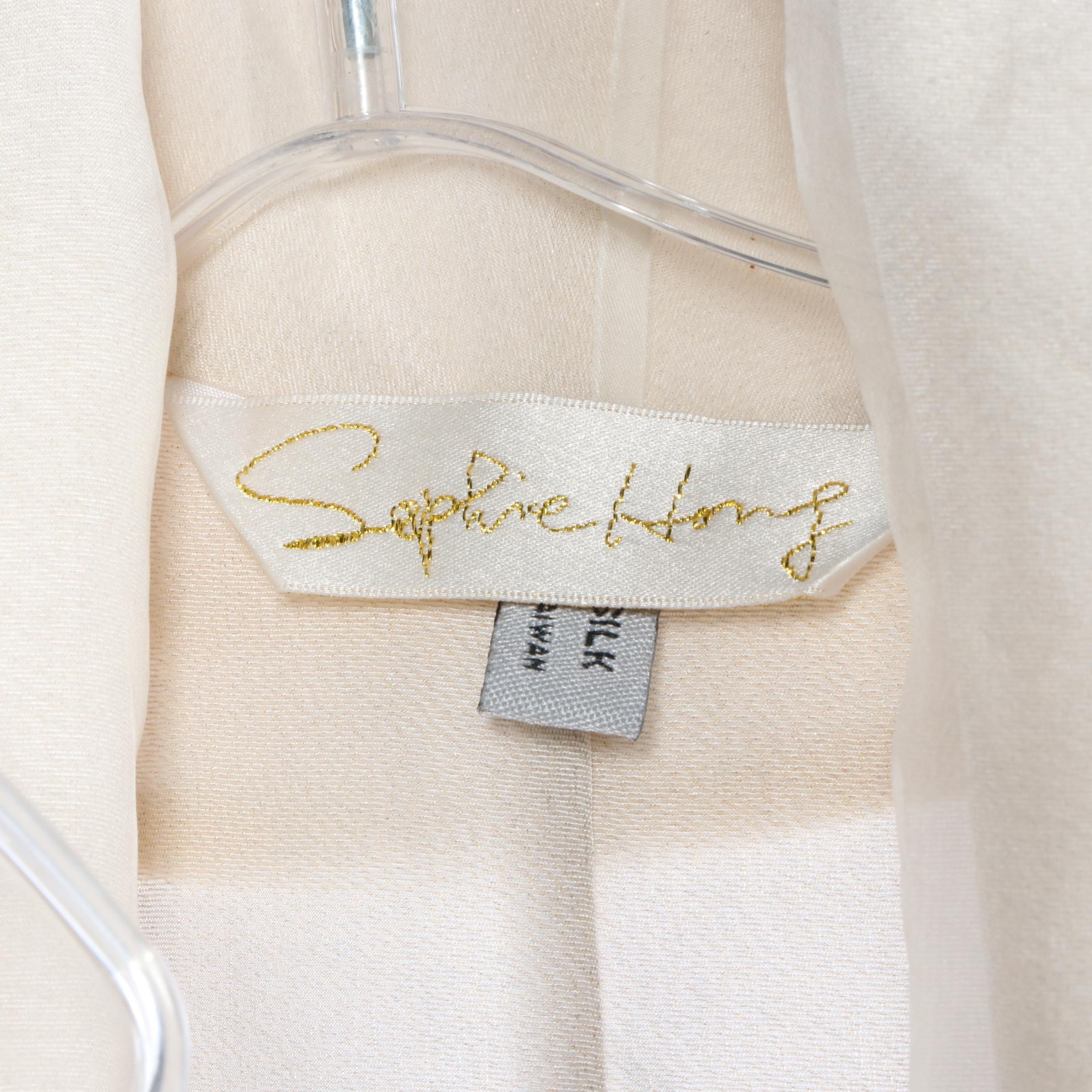 Sophie Hong Silk Jacket, Max Mara Skirt and Top with Dana Buchman Separates