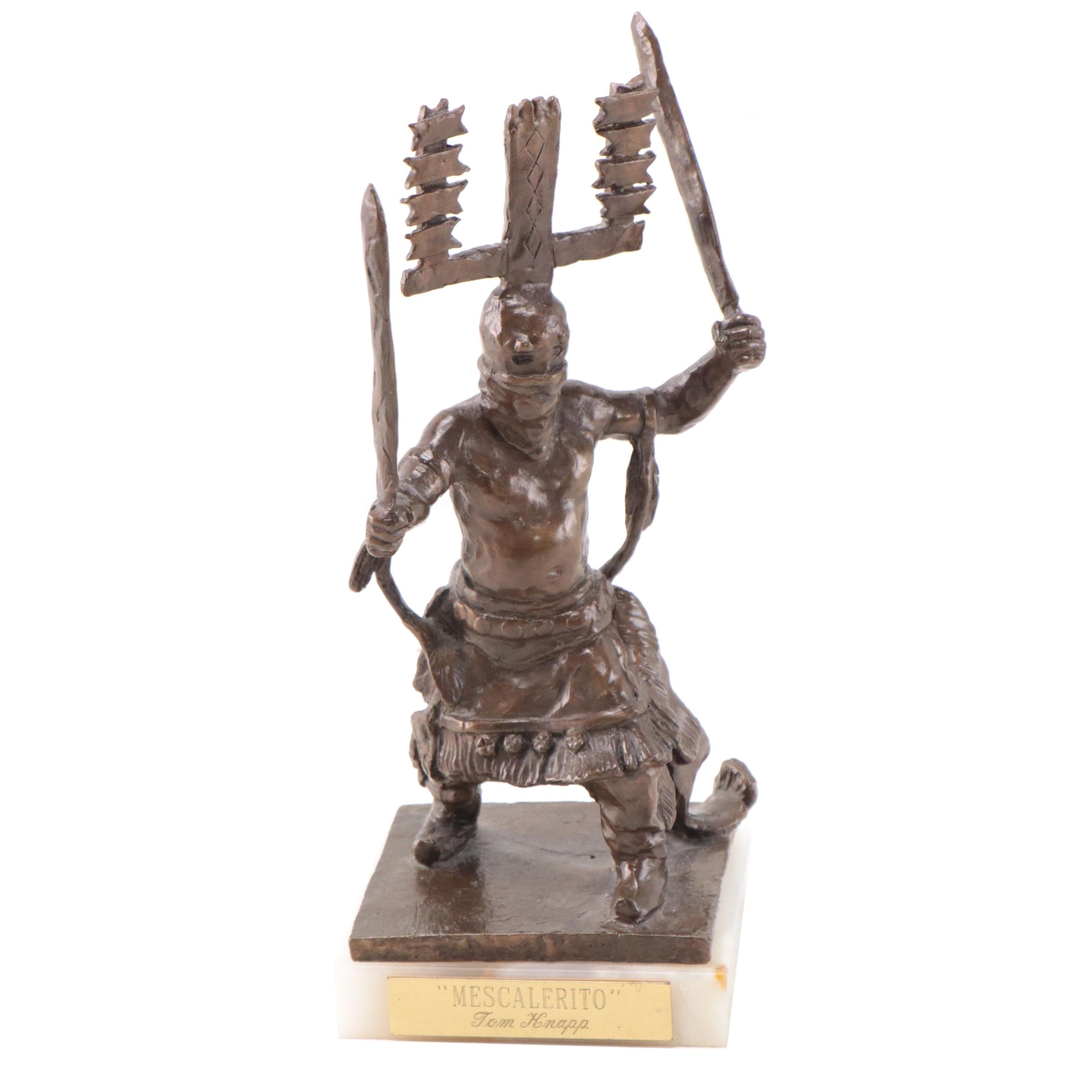 Tom Knapp Cast Bronze Sculpture "Mescalerito"