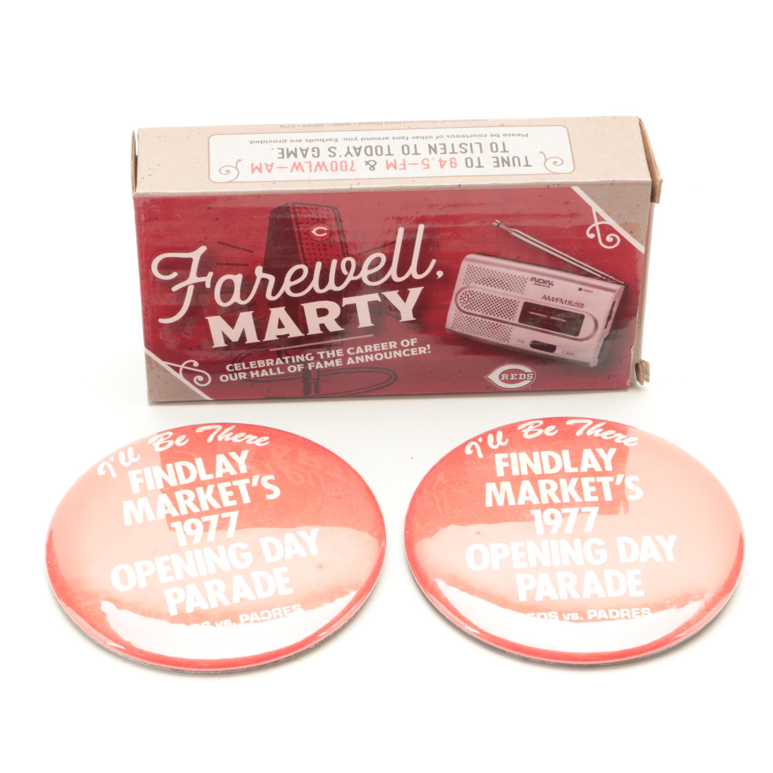 Cincinnati Reds Baseball Cards, 1975 World Series Ticket and More Memorabilia