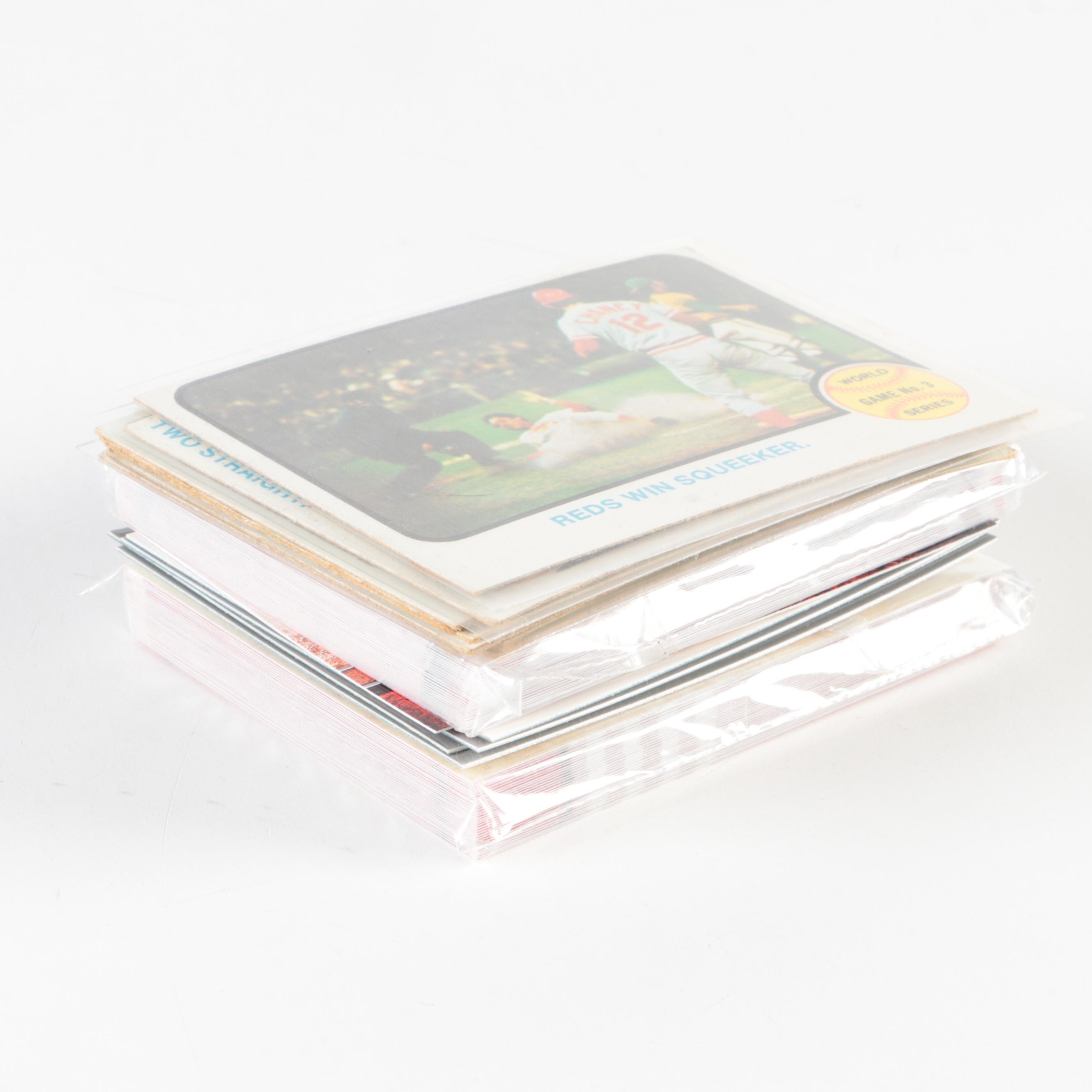 Cincinnati Reds Baseball Cards, 1975 World Series Ticket and More Memorabilia