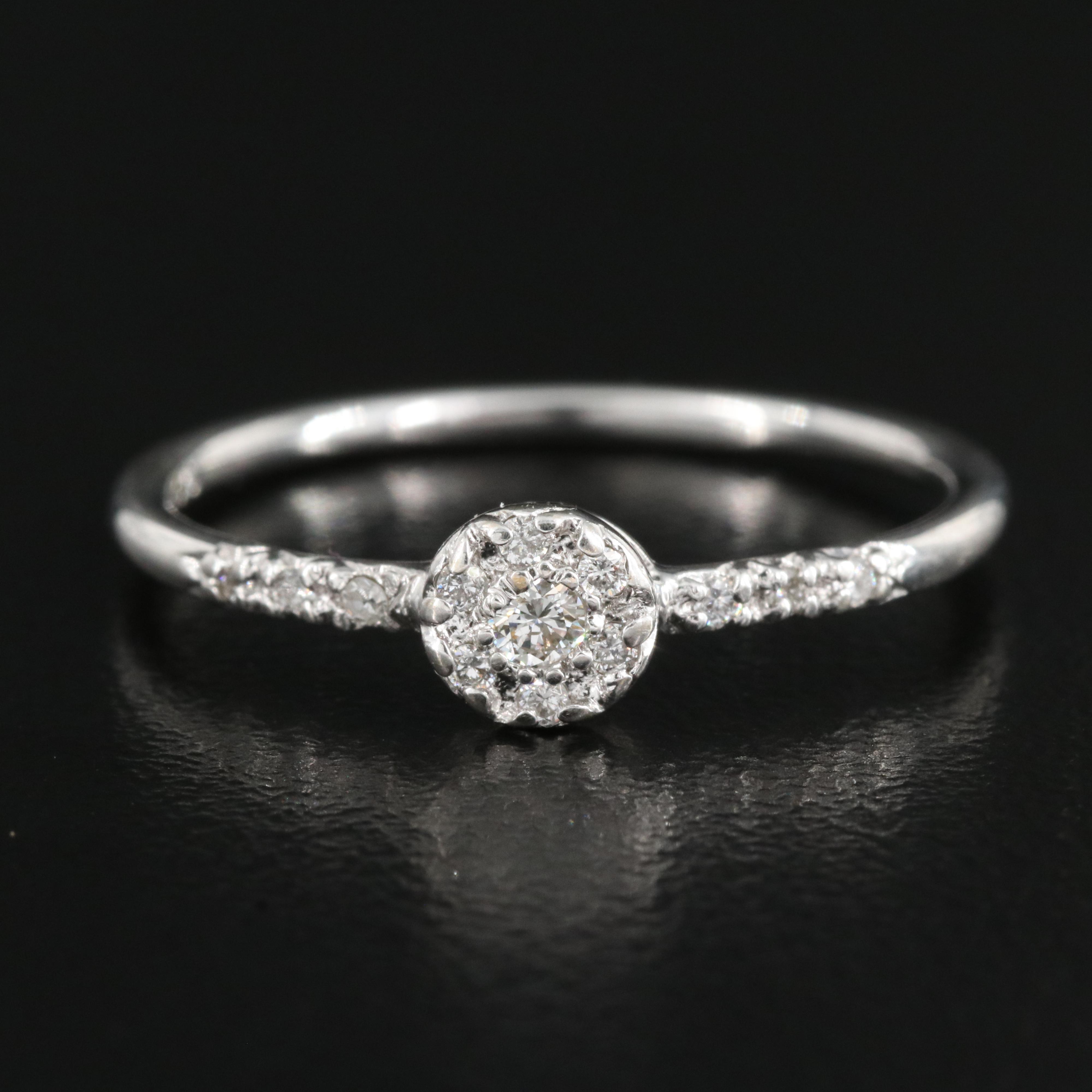 14K Diamond Ring