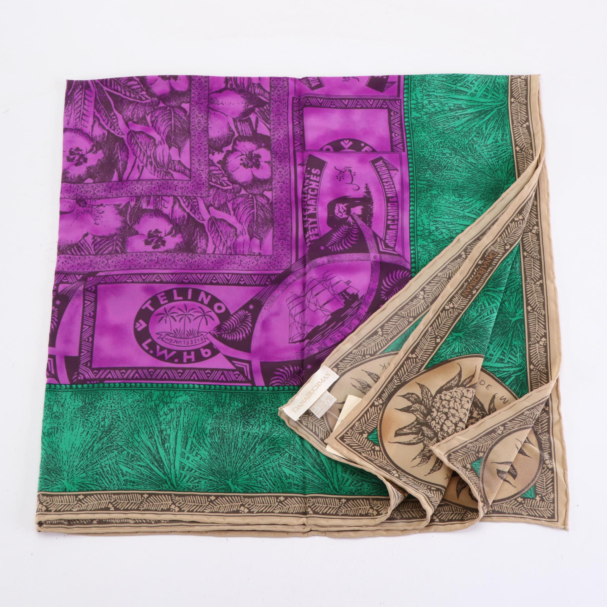 Dana Buchman Printed Silk Scarves