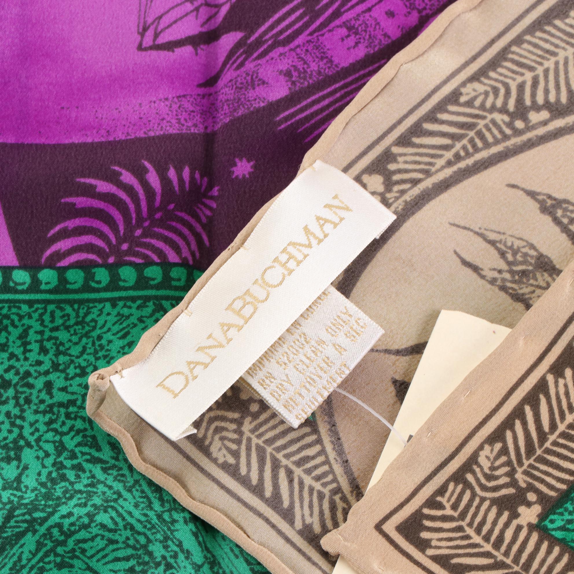 Dana Buchman Printed Silk Scarves