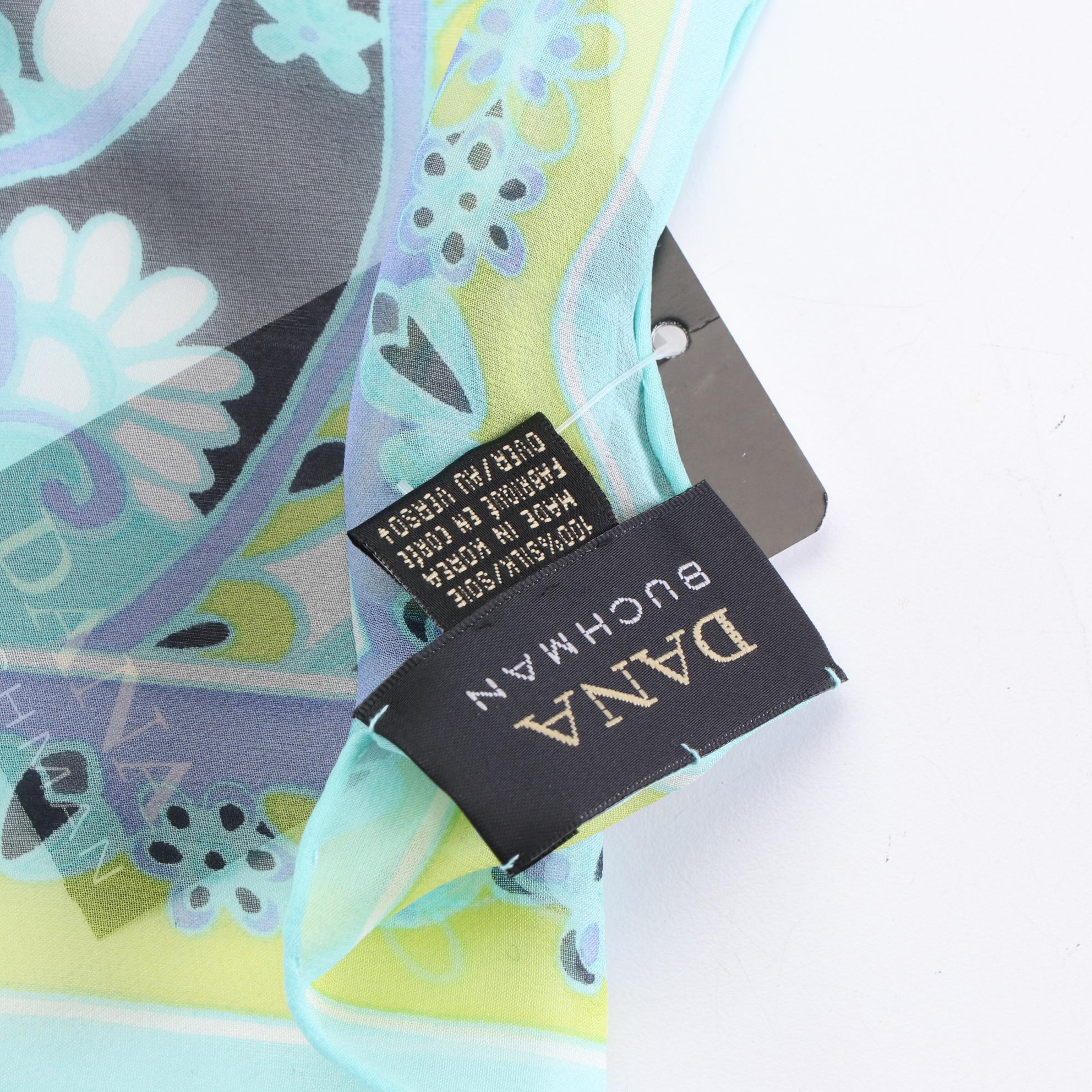 Dana Buchman Printed Silk Scarves