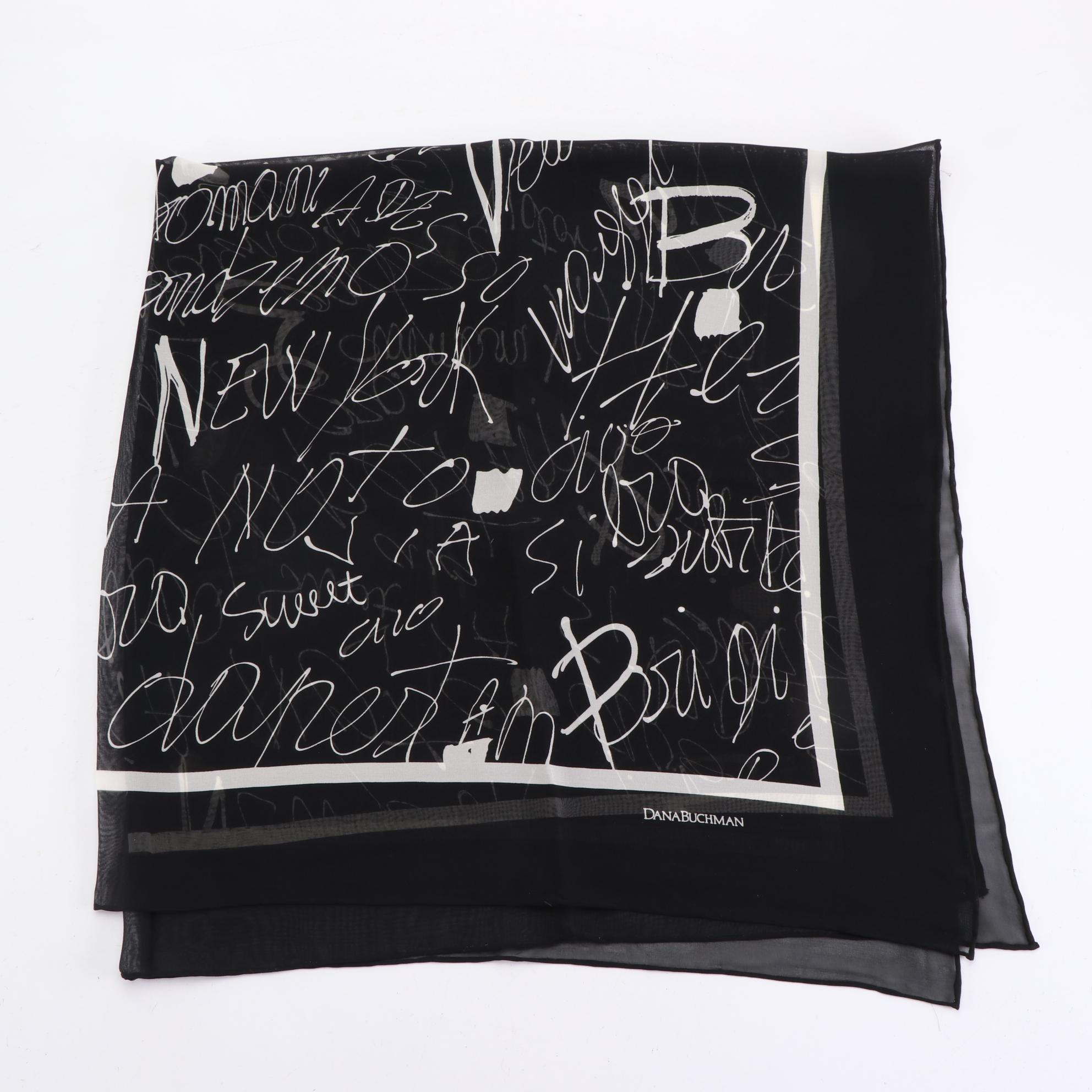 Dana Buchman Printed Silk Scarves