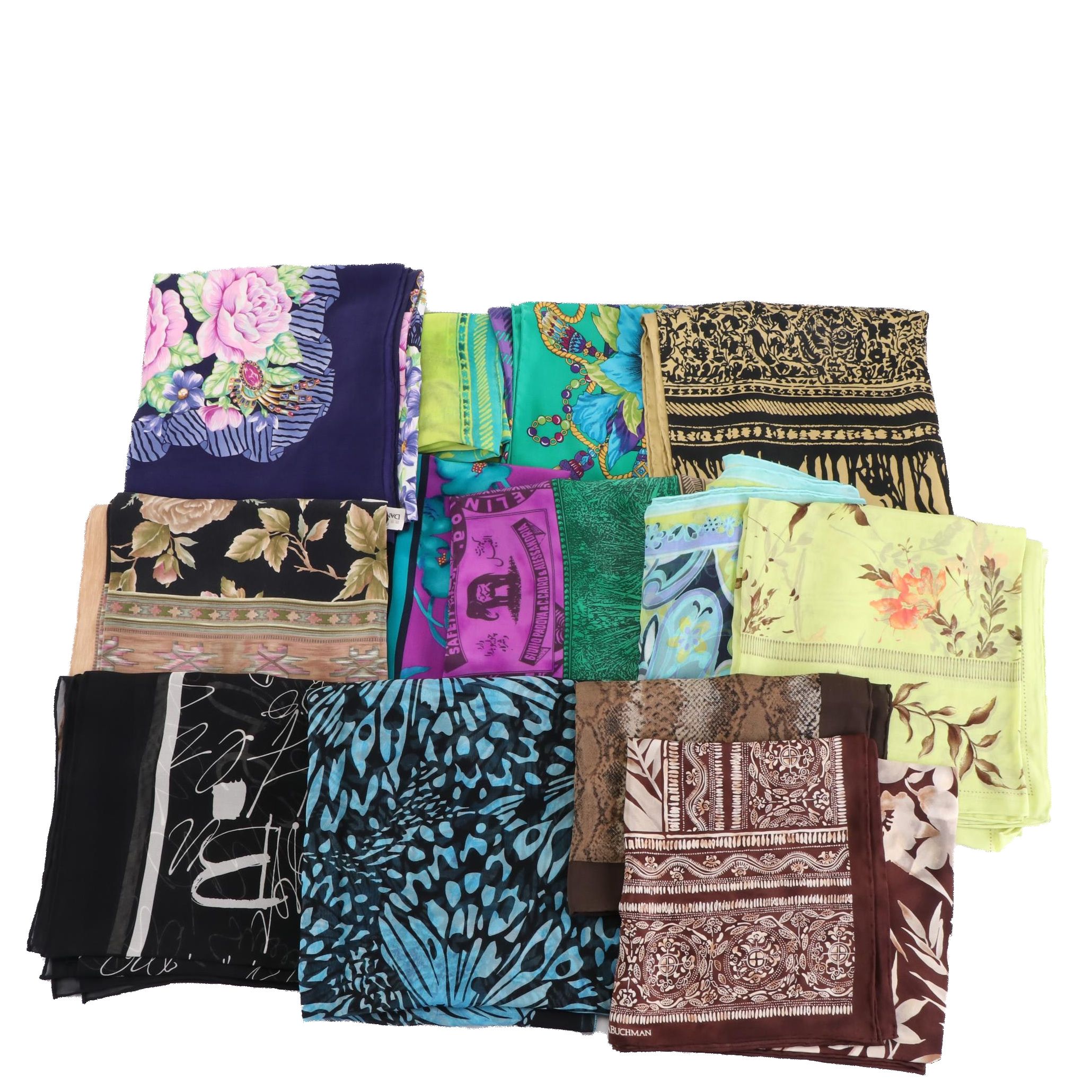 Dana Buchman Printed Silk Scarves