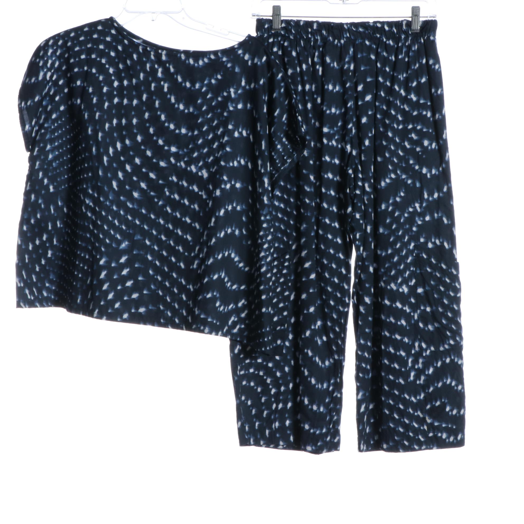 Catherine Bacon Silk Tops and Dress, Bryn Walker Outfit, and Elie Tahari Pants